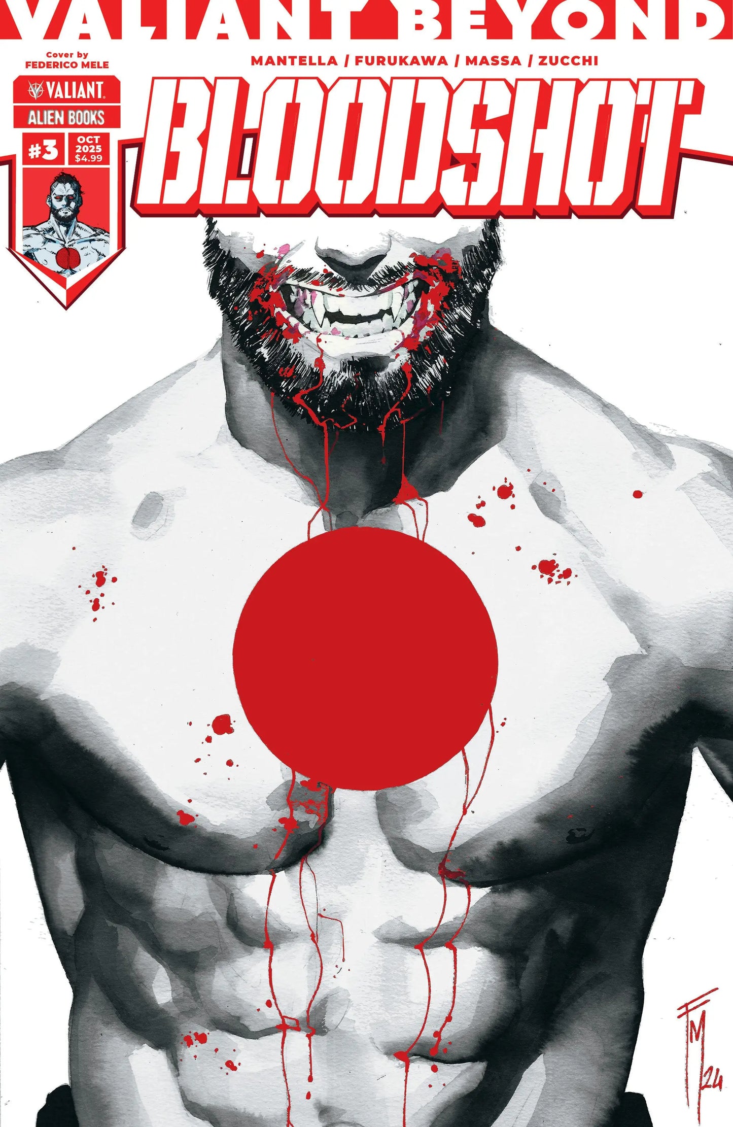 Valiant Beyond: Bloodshot #3 Variant B (Mele) IDW Publishing