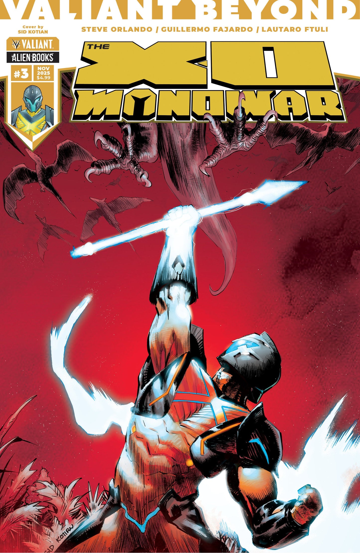 Valiant Beyond: The X-O Manowar #3 Variant C (Kotian) IDW Publishing