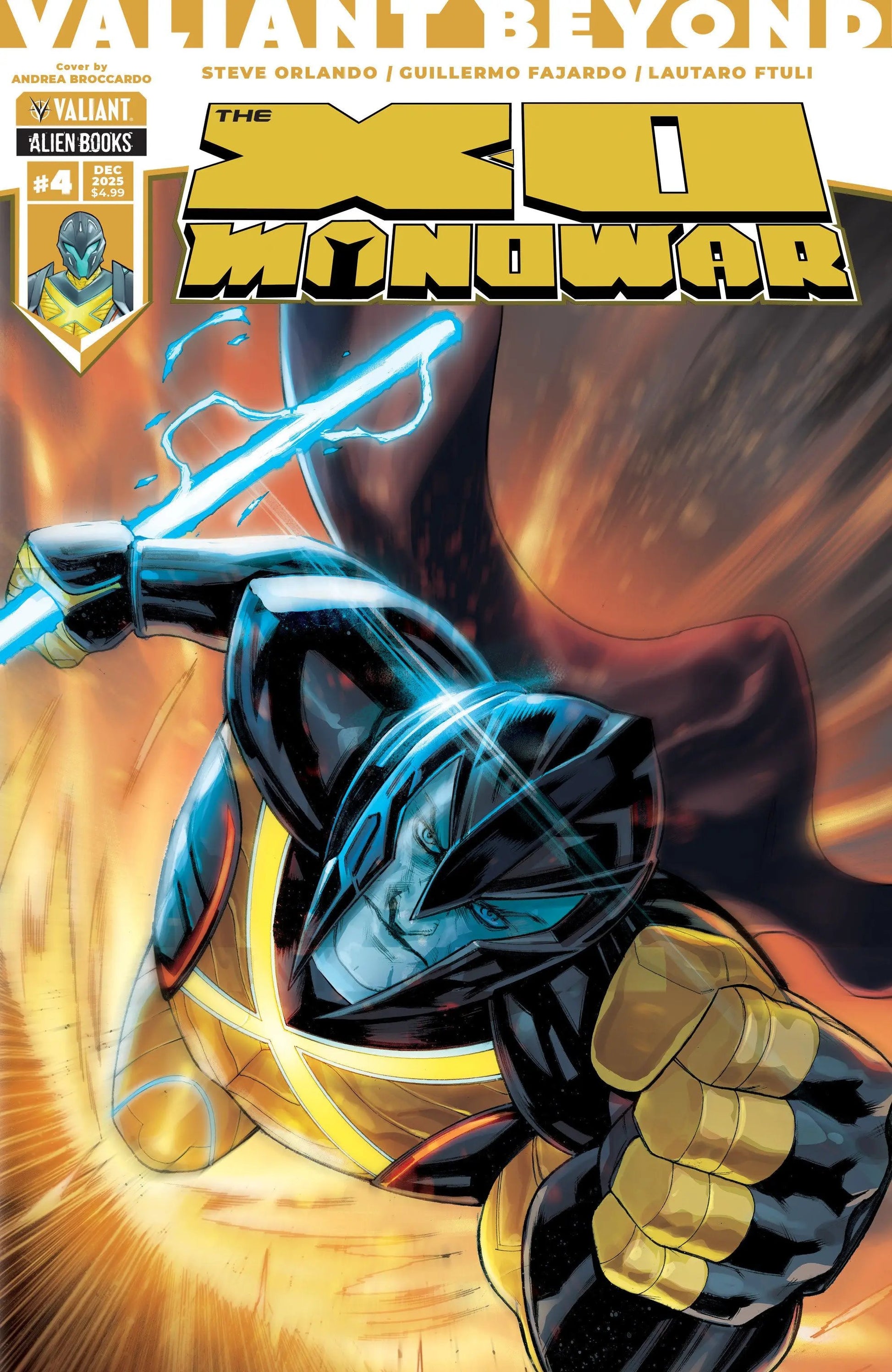 Valiant Beyond: The X-O Manowar #4 Variant B (Broccardo) IDW Publishing