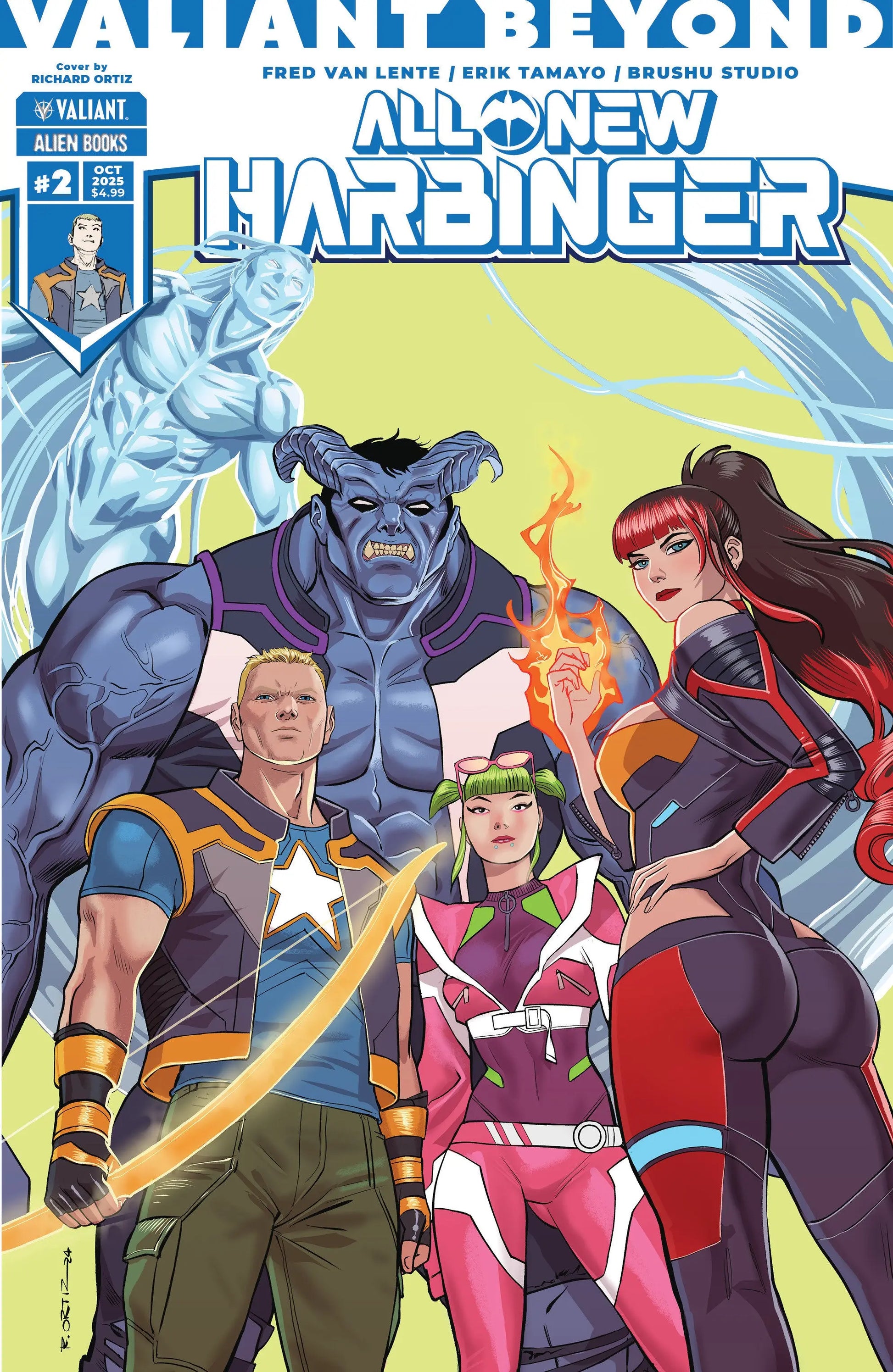 Valiant Beyond: All-New Harbinger #2 Variant B (Ortiz) IDW Publishing