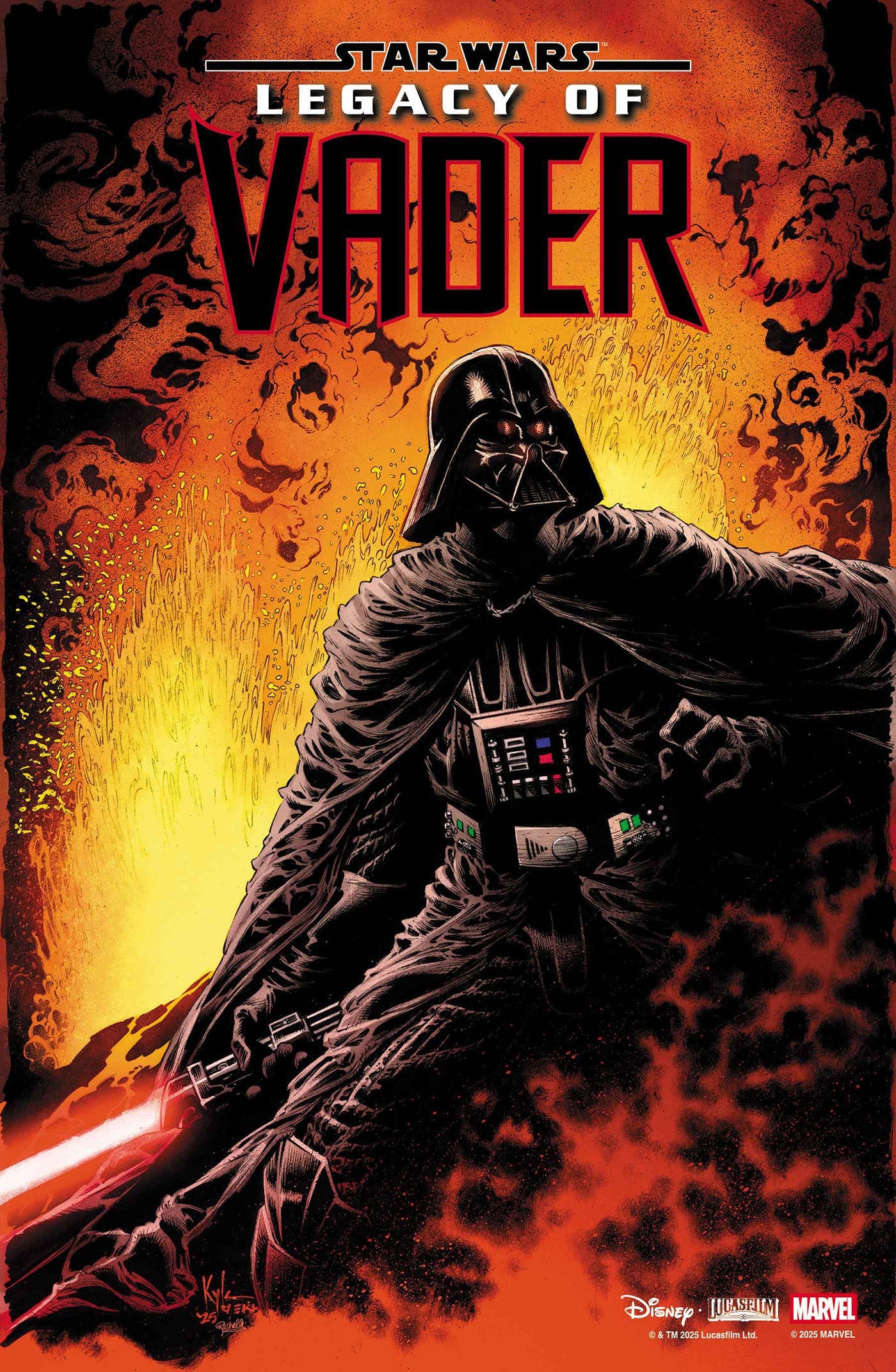 STAR WARS: LEGACY OF VADER #12 KYLE HOTZ INCENTIVE VARIANT 1:25 Marvel