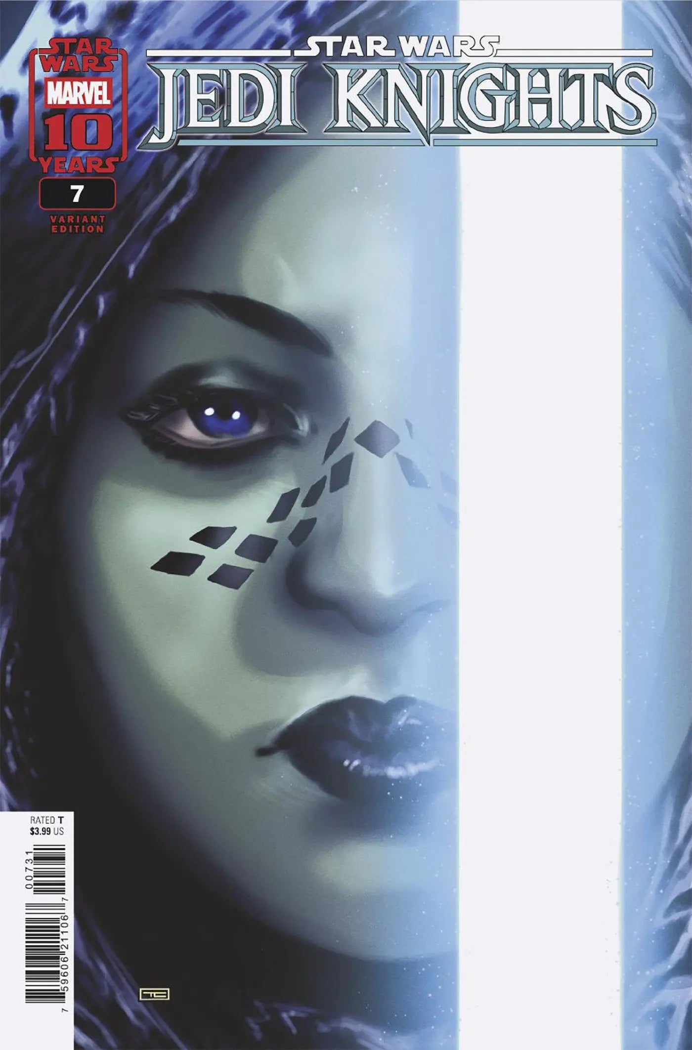 STAR WARS: JEDI KNIGHTS #7 TAURIN CLARKE LIGHTSABER VARIANT Marvel