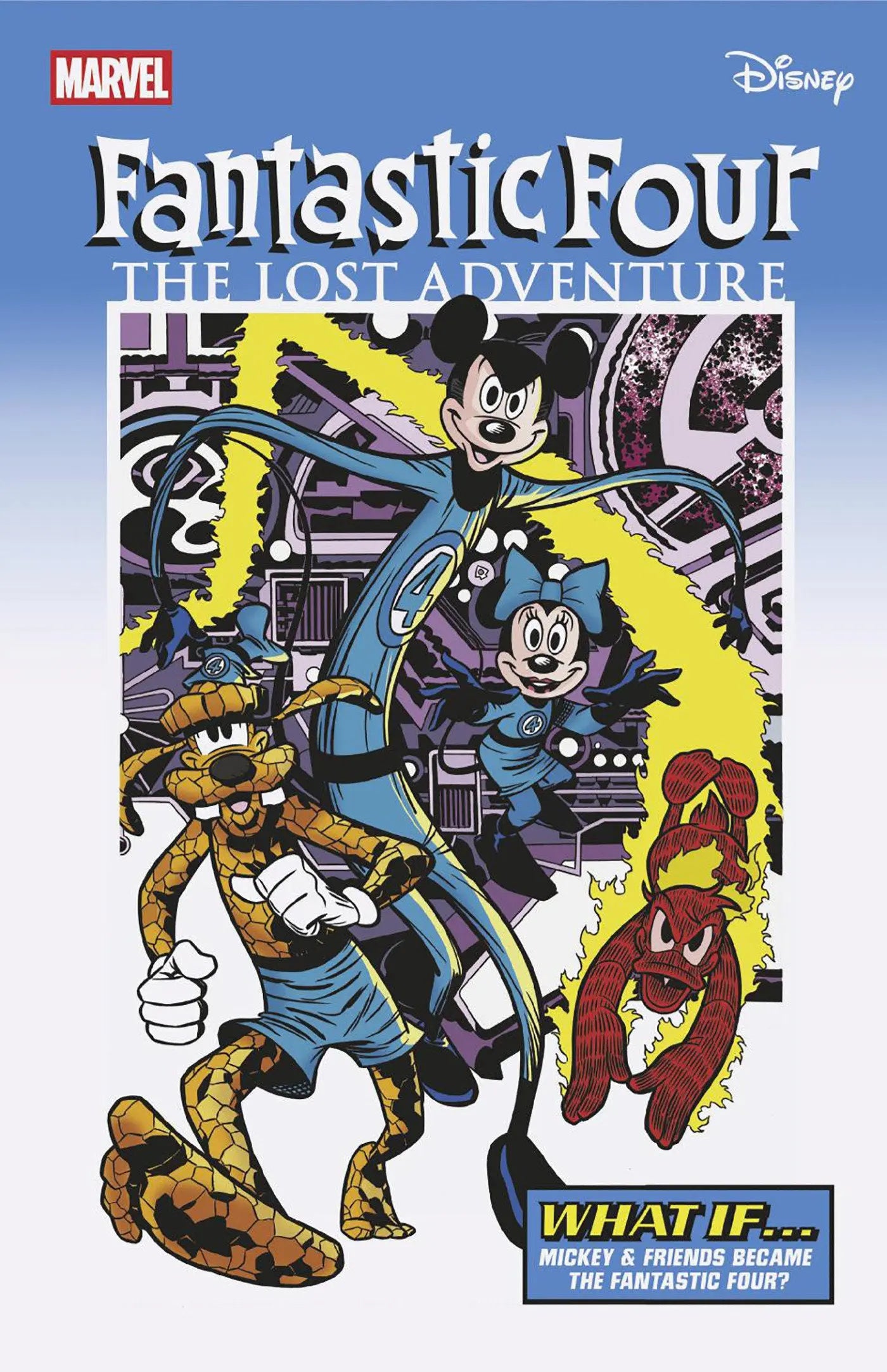 FANTASTIC FOUR #3 VITALE MANGIATORDI DISNEY WHAT IF? FANTASTIC FOUR HOMAGE VARIANT Marvel