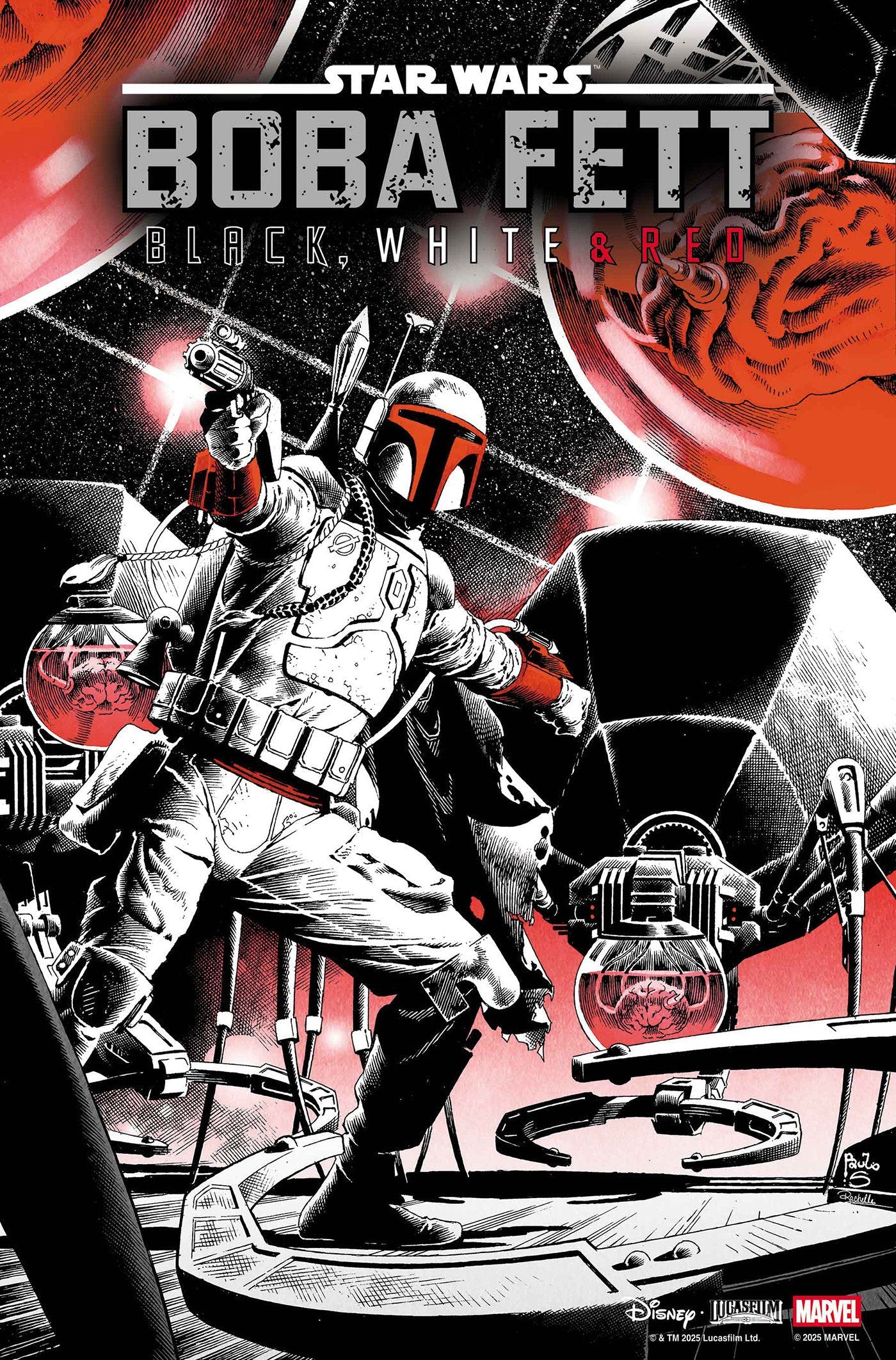 STAR WARS: BOBA FETT - BLACK, WHITE & RED #3 PAULO SIQUEIRA VARIANT Marvel