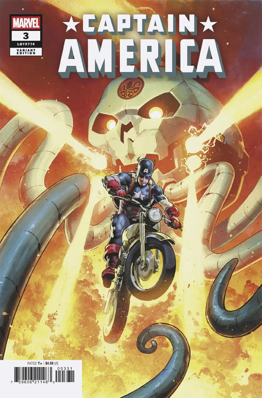 CAPTAIN AMERICA #3 JEROME OPENA VIRGIN VARIANT 1:100 Marvel