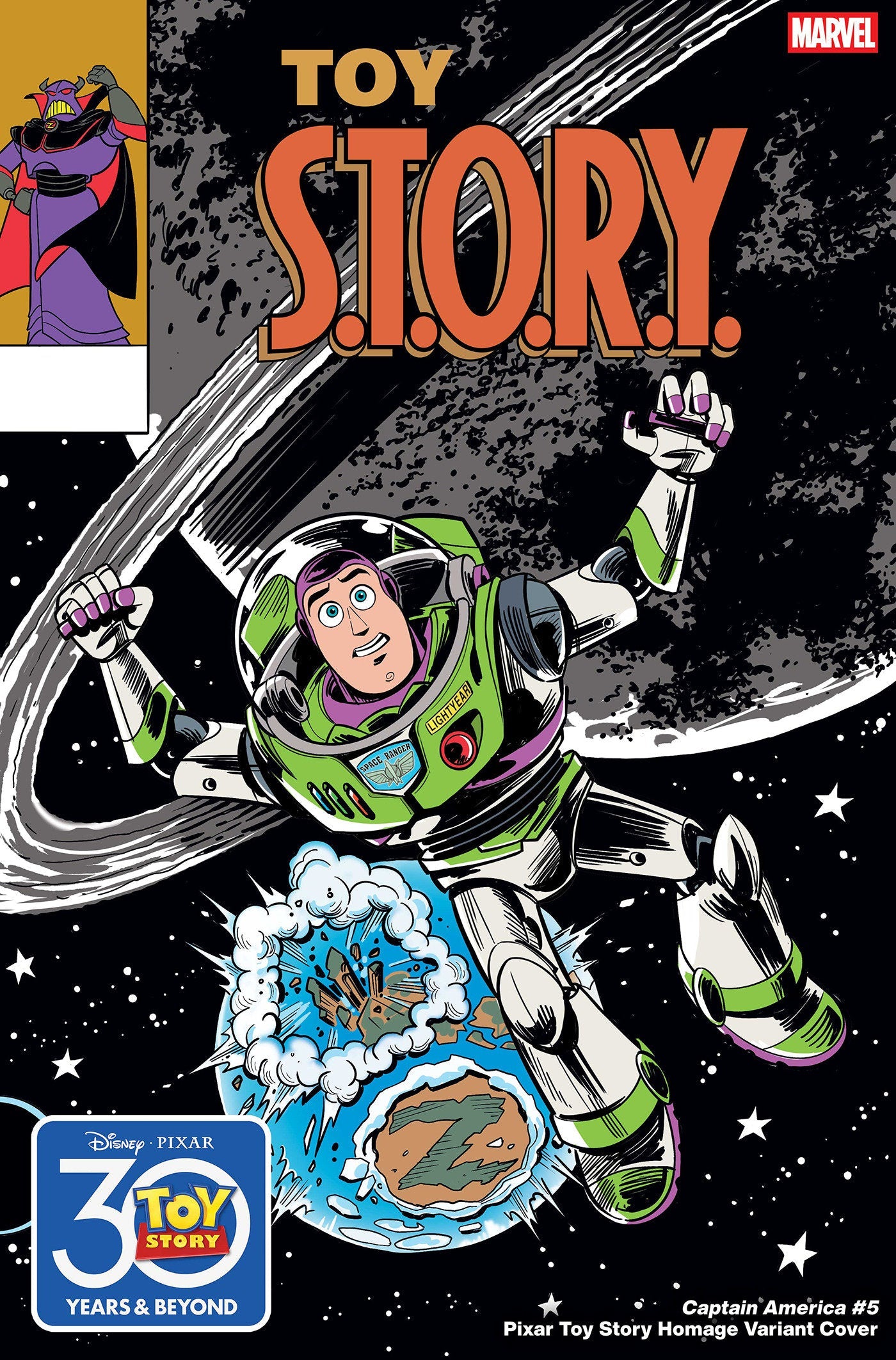 CAPTAIN AMERICA #5 MARCO FORCELLONI PIXAR TOY STORY HOMAGE VARIANT Marvel