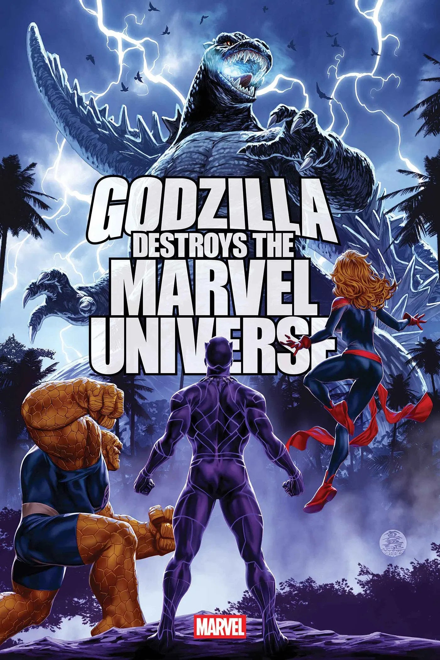 GODZILLA DESTROYS THE MARVEL UNIVERSE #4 Marvel