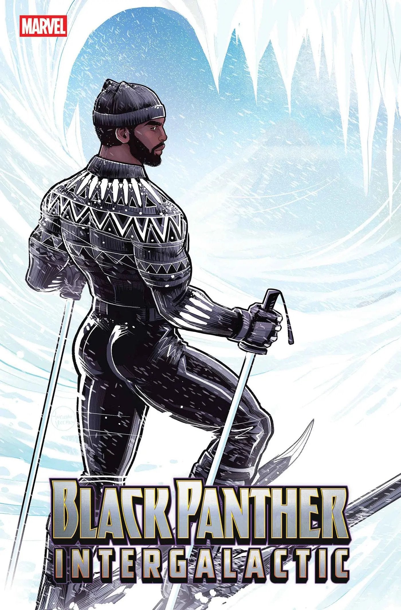 BLACK PANTHER: INTERGALACTIC #1 LUCIANO VECCHIO WINTER BREAK VARIANT Marvel