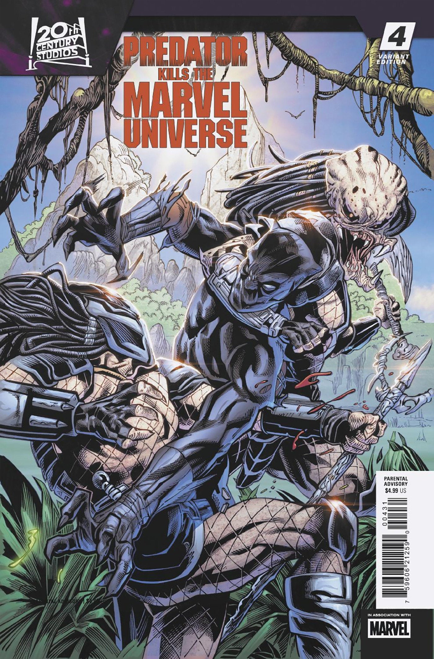 PREDATOR KILLS THE MARVEL UNIVERSE #4 CHRIS CAMPANA VARIANT Marvel