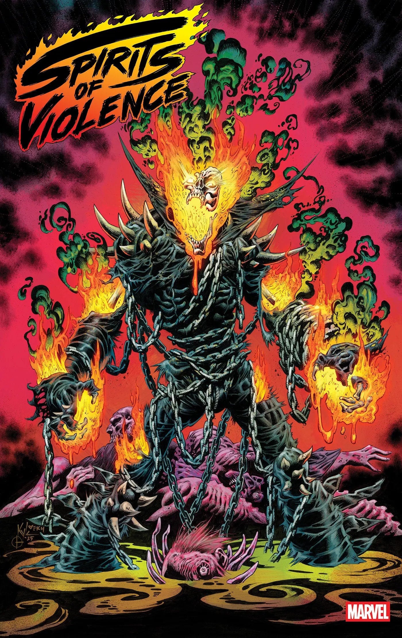 SPIRITS OF VIOLENCE #1 KYLE HOTZ MARVEL ZOMBIES VARIANT Marvel