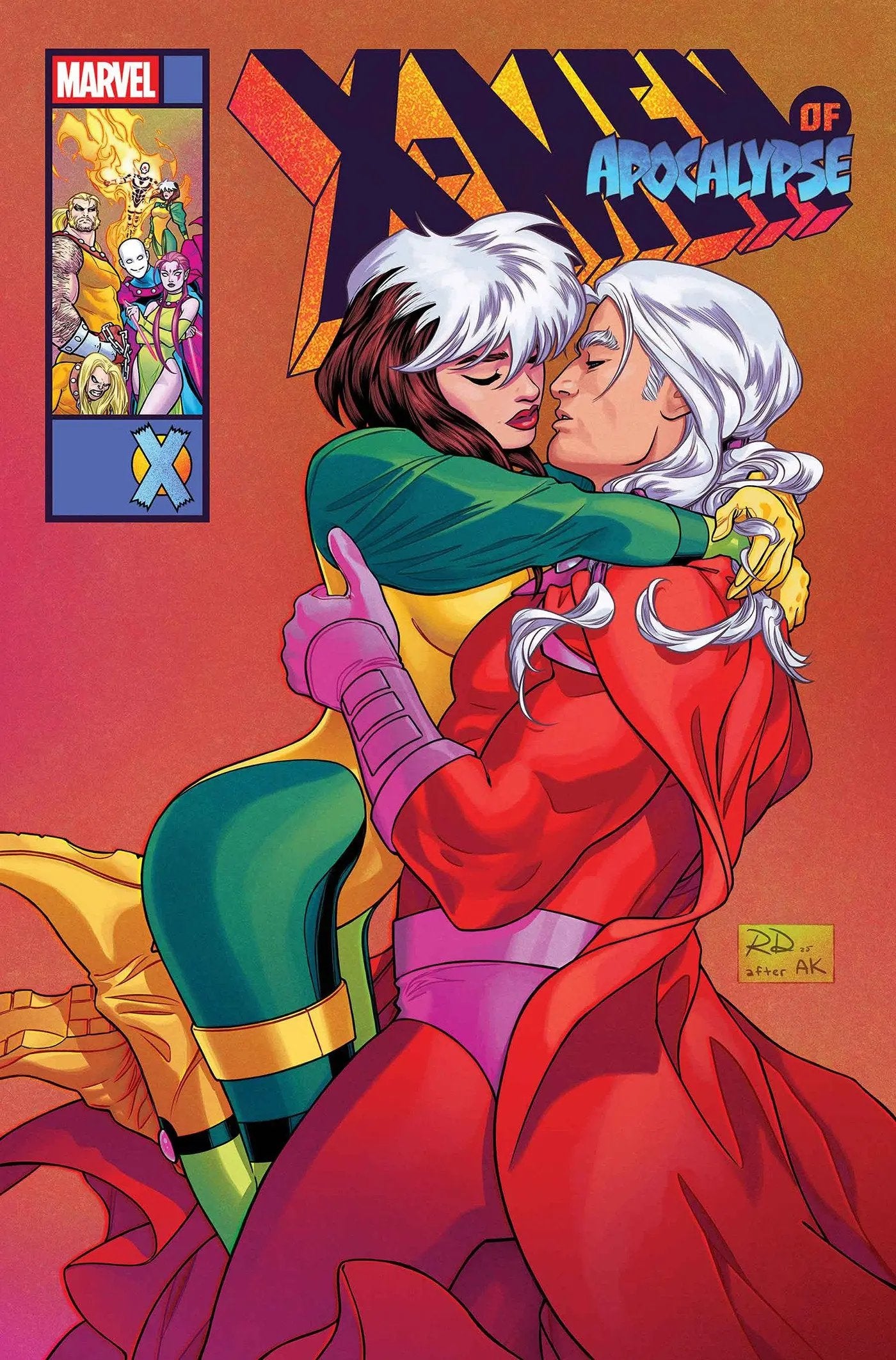 X-MEN OF APOCALYPSE #2 RUSSELL DAUTERMAN INCENTIVE VARIANT 1:25 Marvel