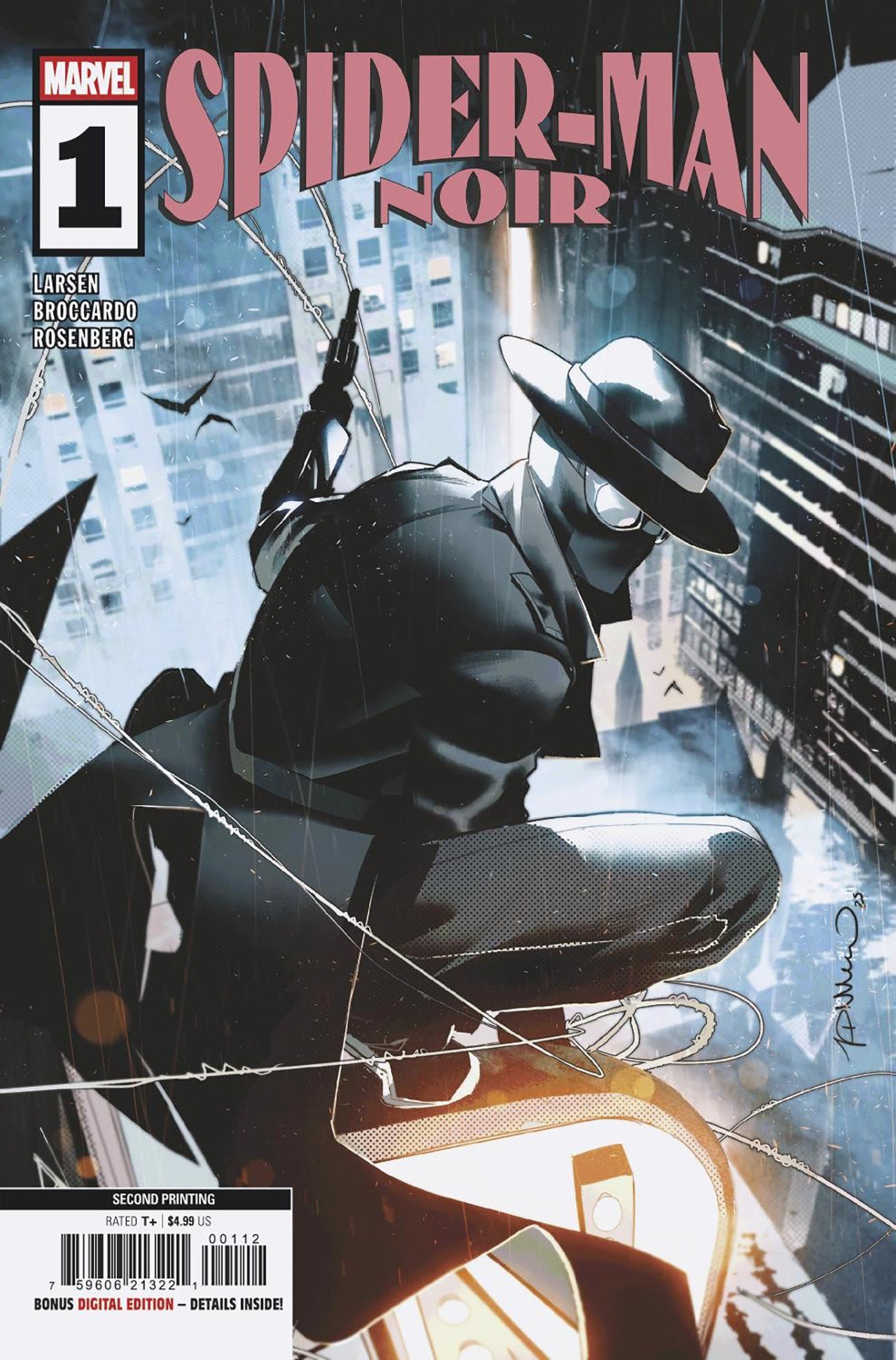 SPIDER-MAN NOIR #1 SIMONE DI MEO 2ND PRINTING VARIANT Marvel