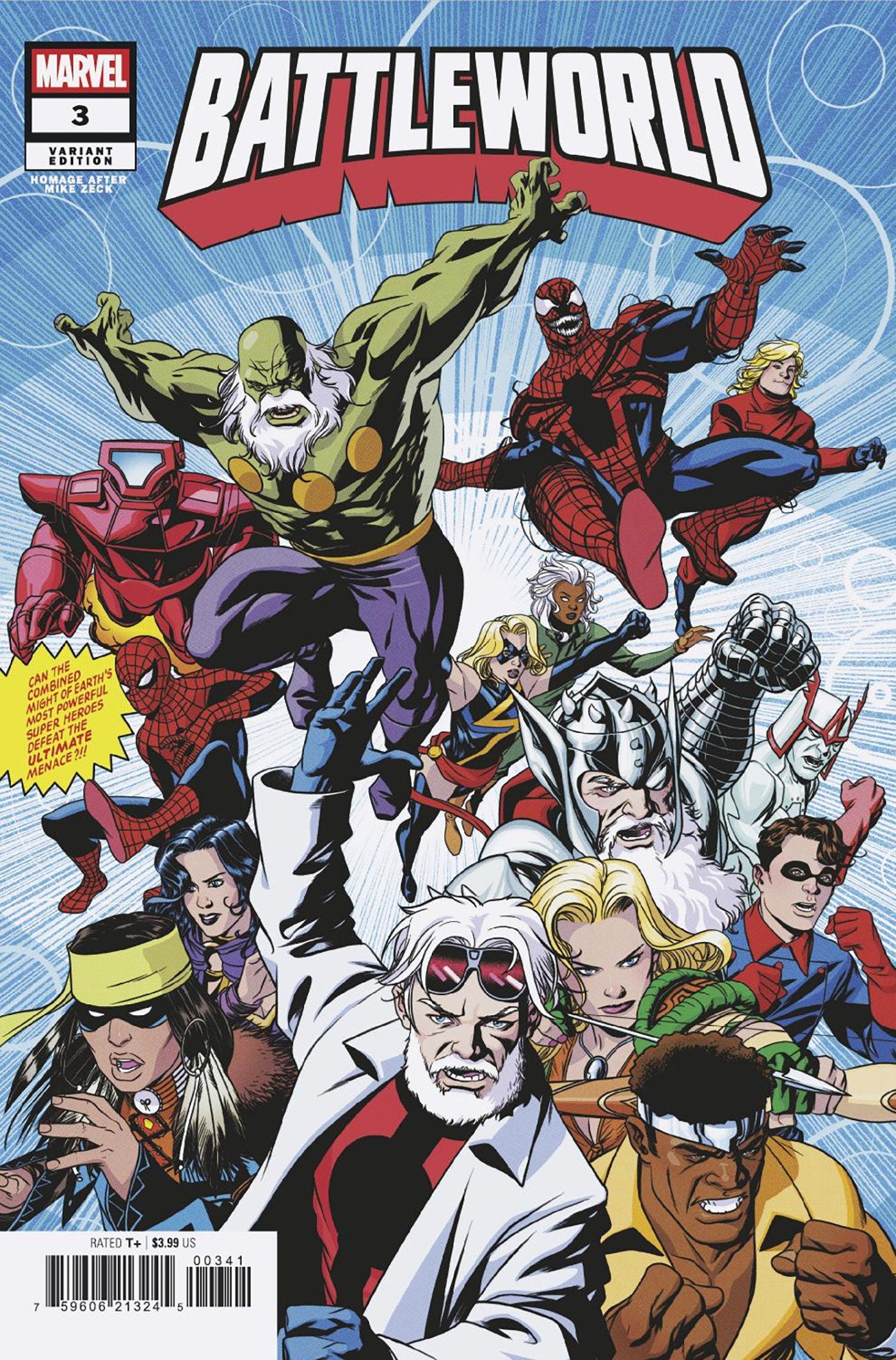 BATTLEWORLD #3 MIKE MCKONE HOMAGE VARIANT Marvel