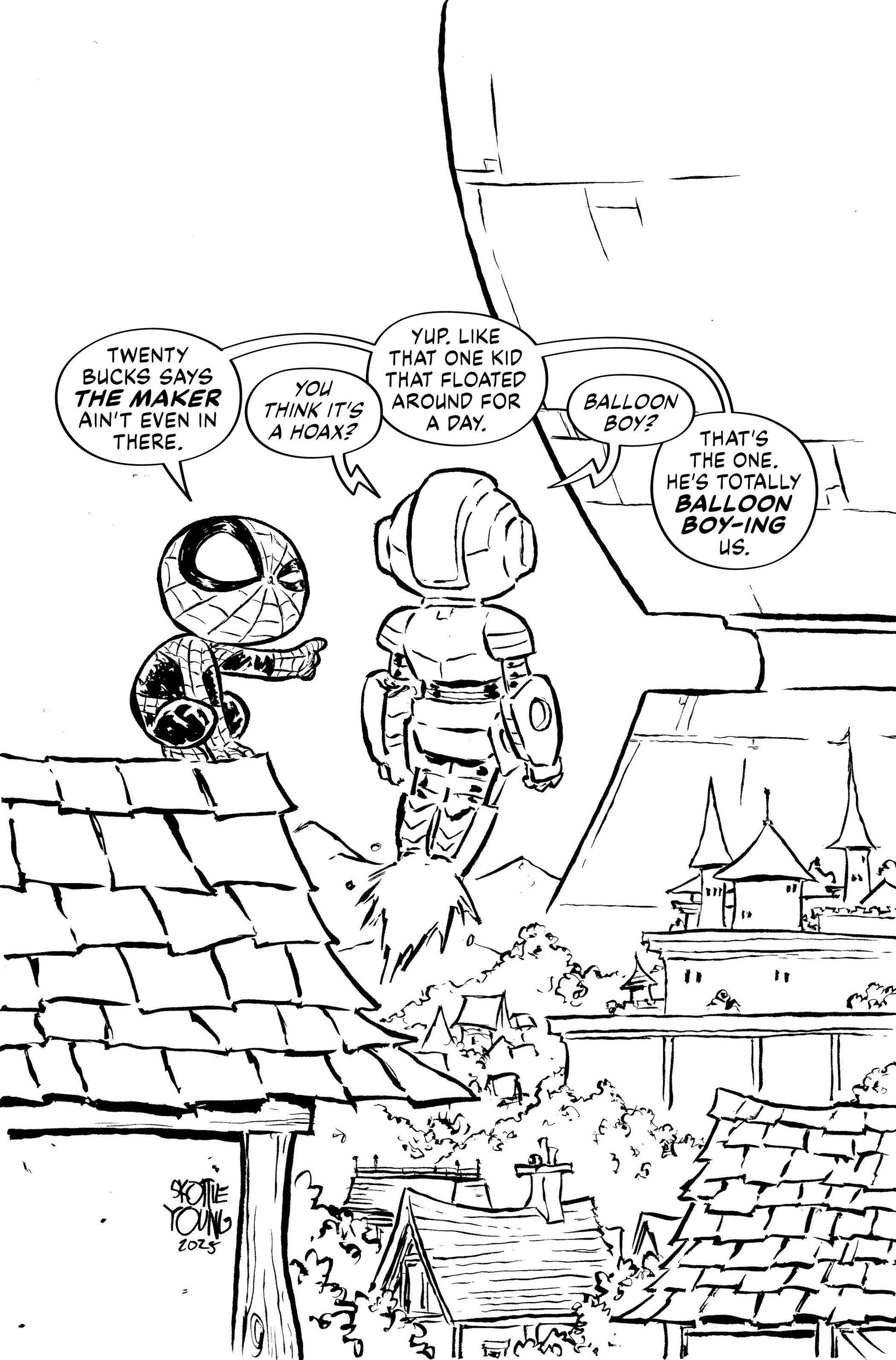 ULTIMATE ENDGAME #1 SKOTTIE YOUNG BLACK AND WHITE VIRGIN INCENTIVE VARIANT 1:100 Marvel