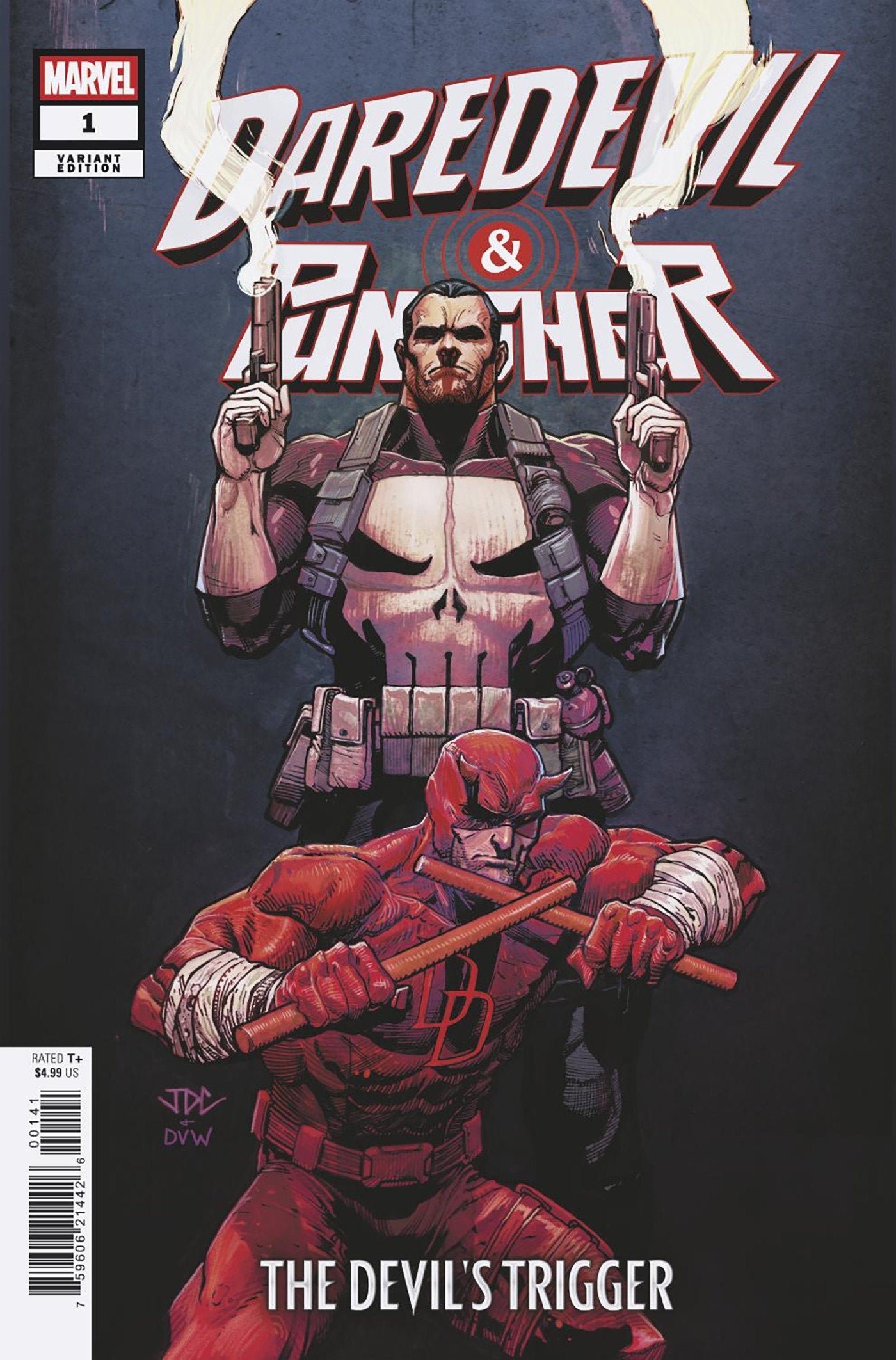 DAREDEVIL/PUNISHER: THE DEVIL'S TRIGGER #1 JOSHUA CASSARA VARIANT Marvel