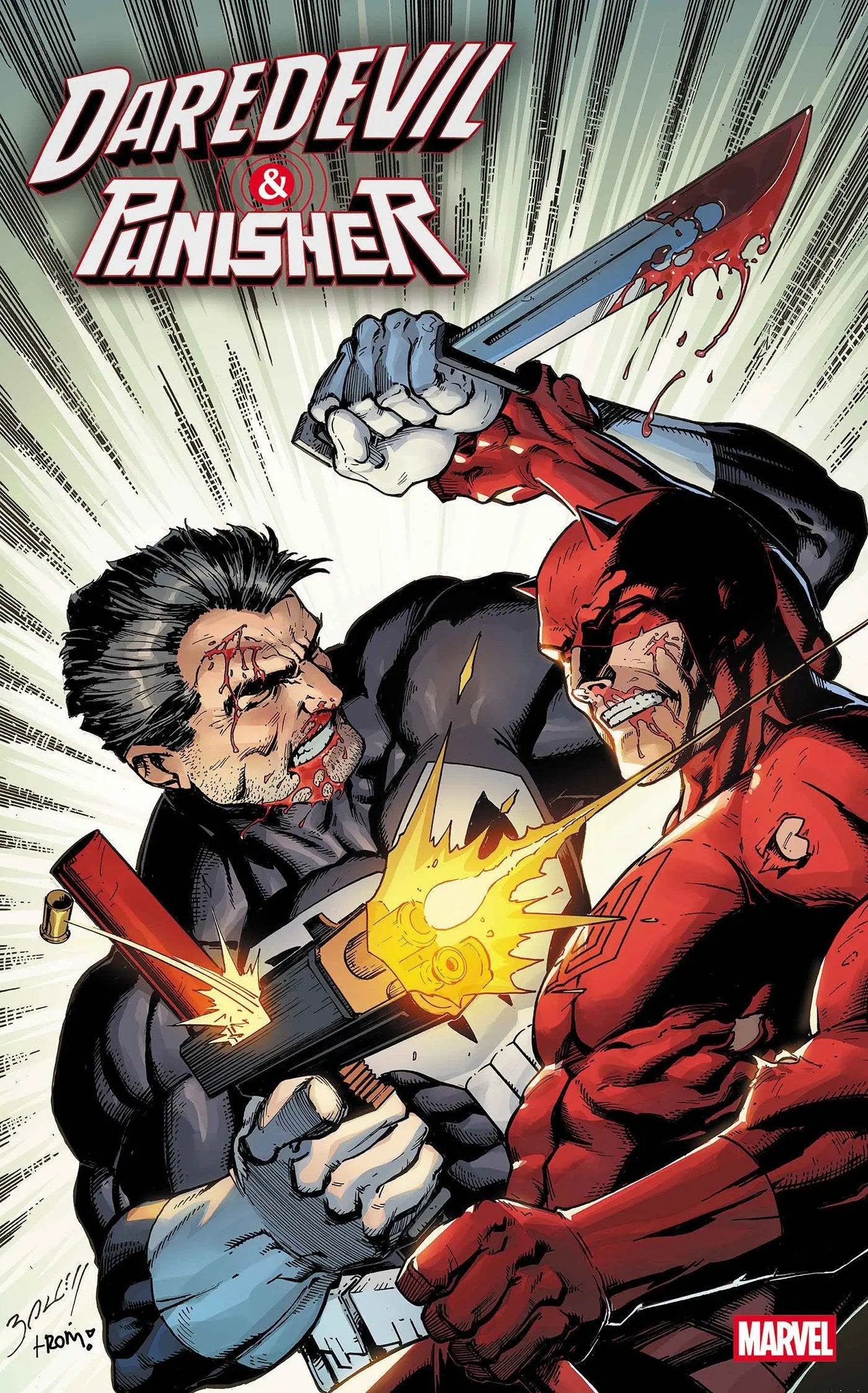 DAREDEVIL/PUNISHER: THE DEVIL'S TRIGGER #2 MARK BAGLEY VARIANT Marvel
