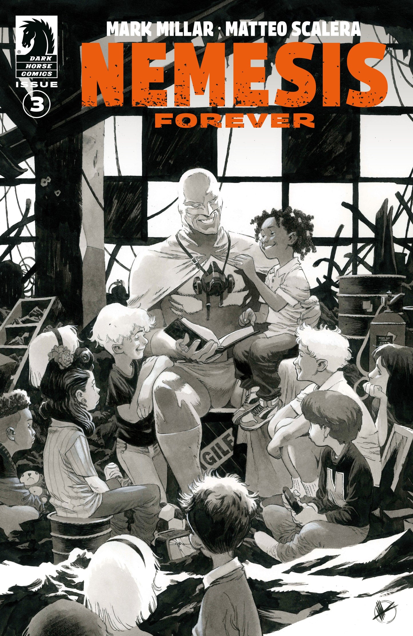 Nemesis Forever #3 (CVR B) (B&W) (Matteo Scalera) Dark Horse Comics