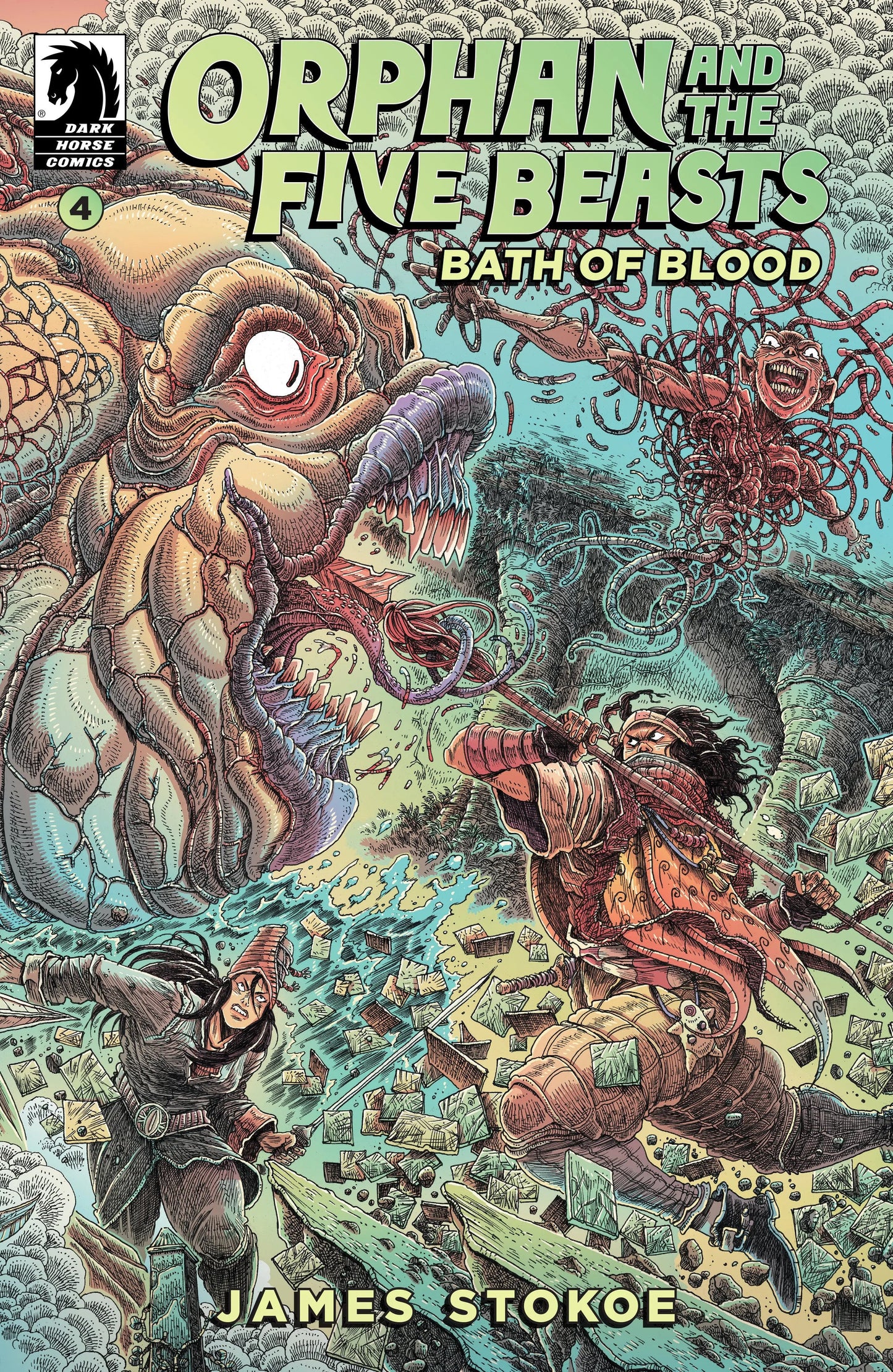 Orphan and the Five Beasts: Bath of Blood #4 (CVR A) (James Stokoe) Dark Horse Comics