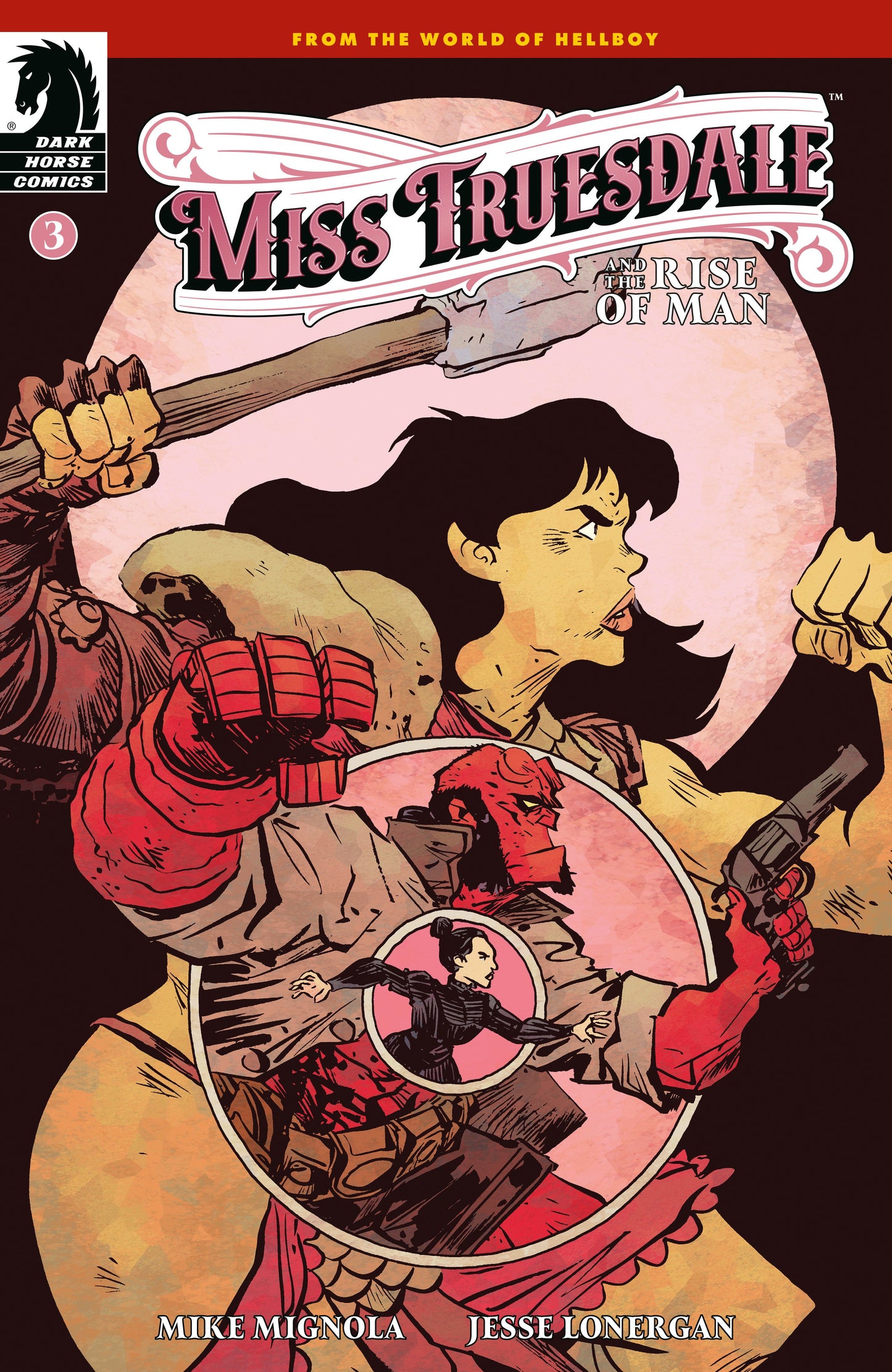 Miss Truesdale and the Rise of Man #3 (CVR A) (Jesse Lonergan) Dark Horse Comics