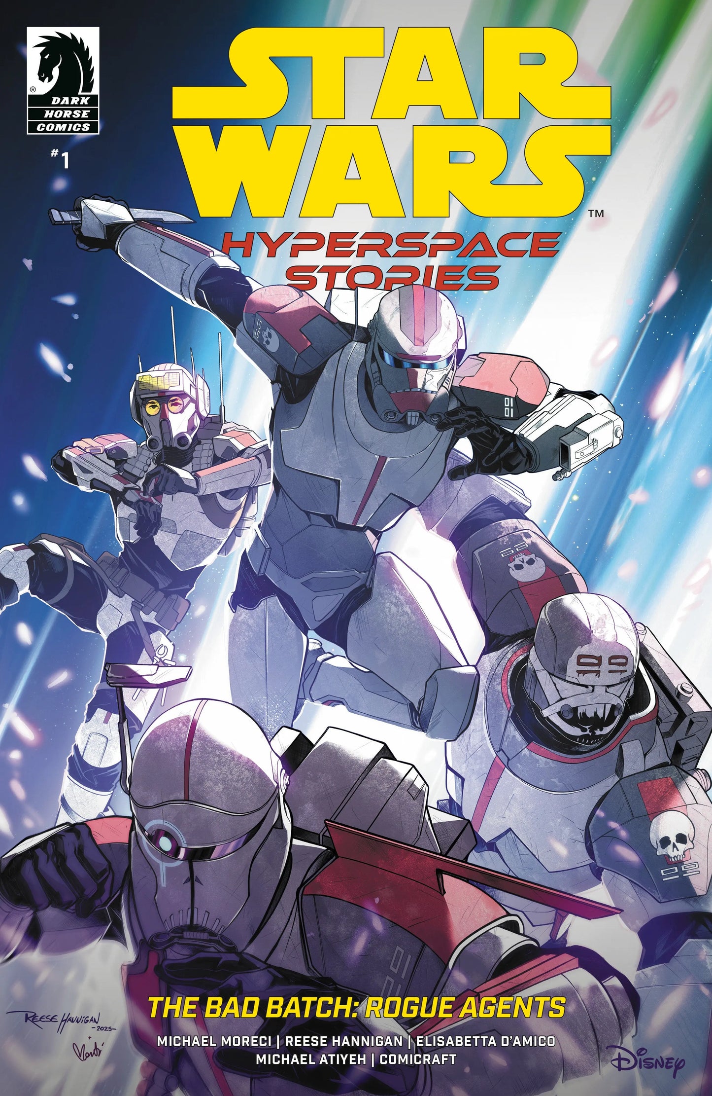 Star Wars: Hyperspace Stories: The Bad Batch--Rogue Agents #1 (Variant CVR C) (Reese Hannigan) Dark Horse Comics