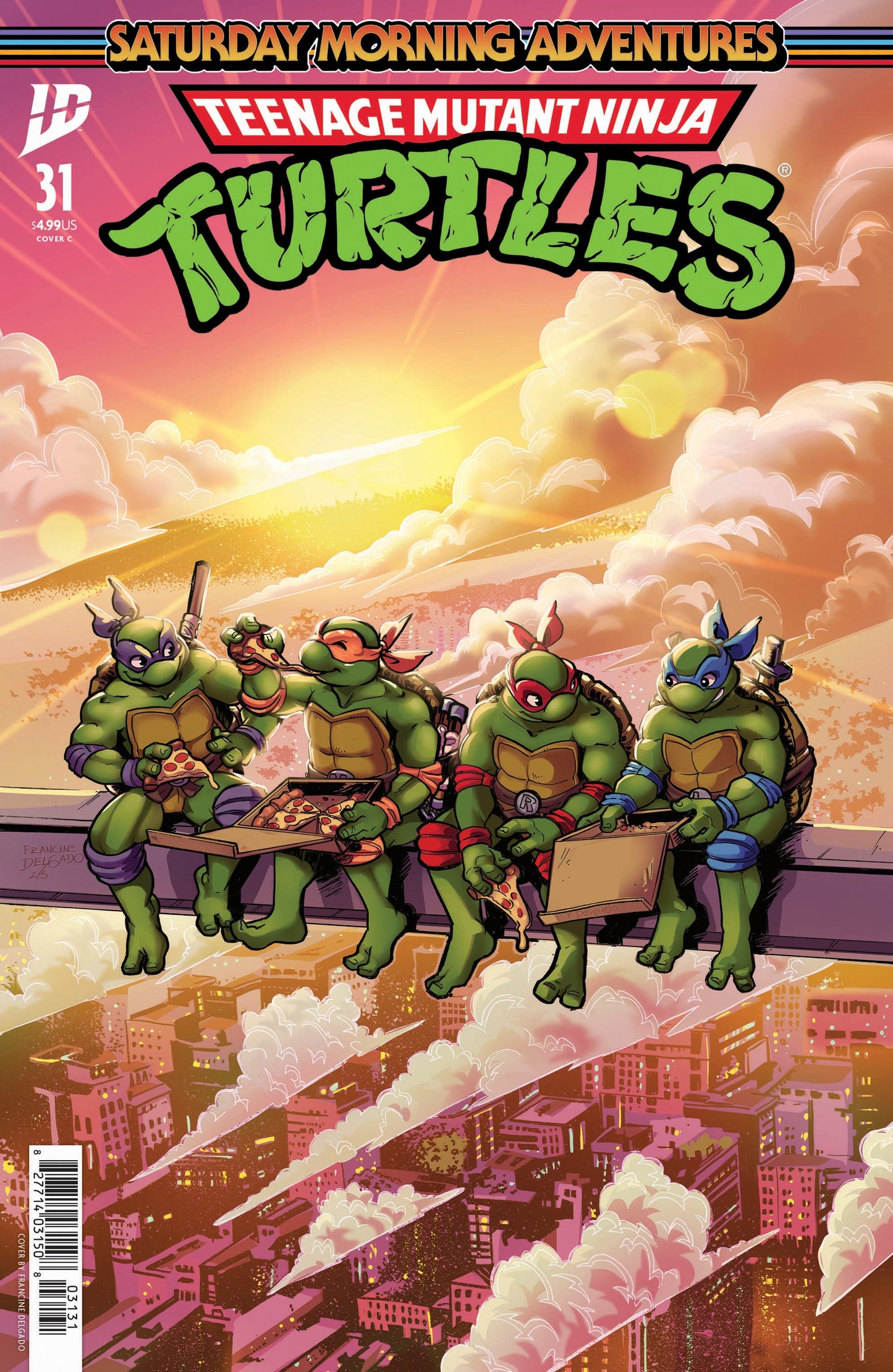 Teenage Mutant Ninja Turtles: Saturday Morning Adventures #31 Variant C (Delgado) IDW Publishing