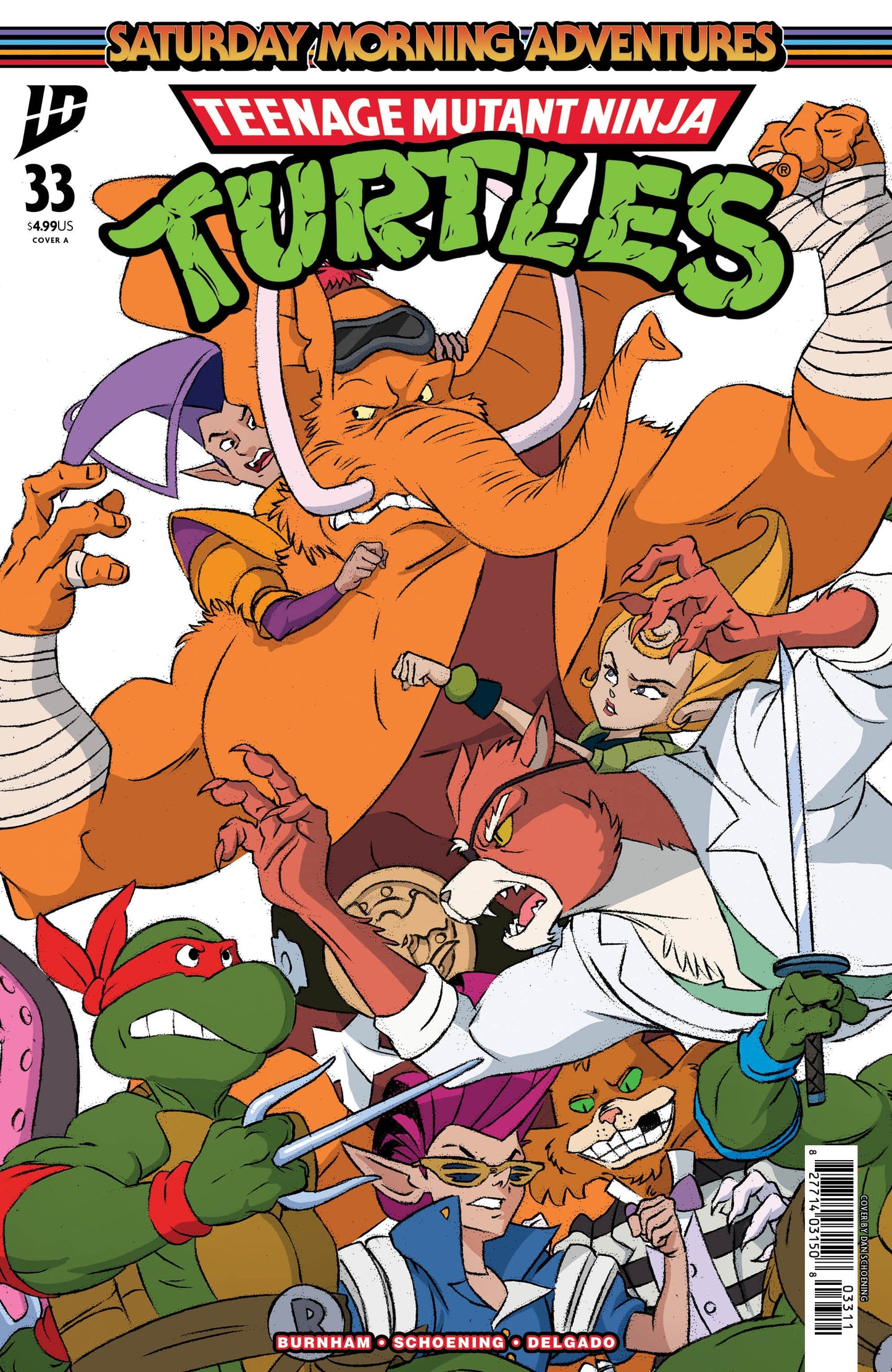Teenage Mutant Ninja Turtles: Saturday Morning Adventures #33 Cover A (Schoening Connecting Cover Set) IDW Publishing