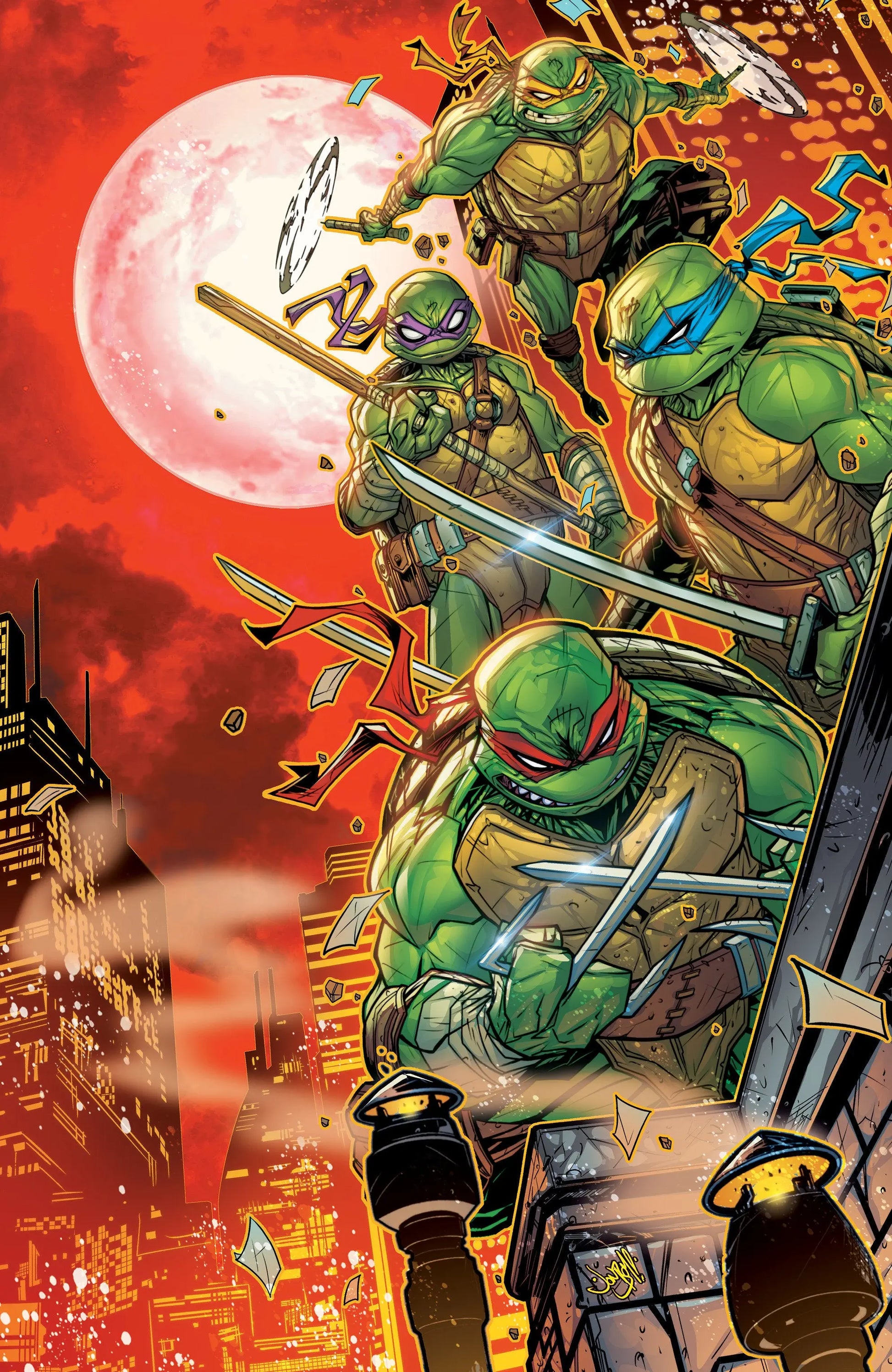 Teenage Mutant Ninja Turtles #12 Variant INCENTIVE (50) (Meyers Full Art) 1:50 IDW Publishing