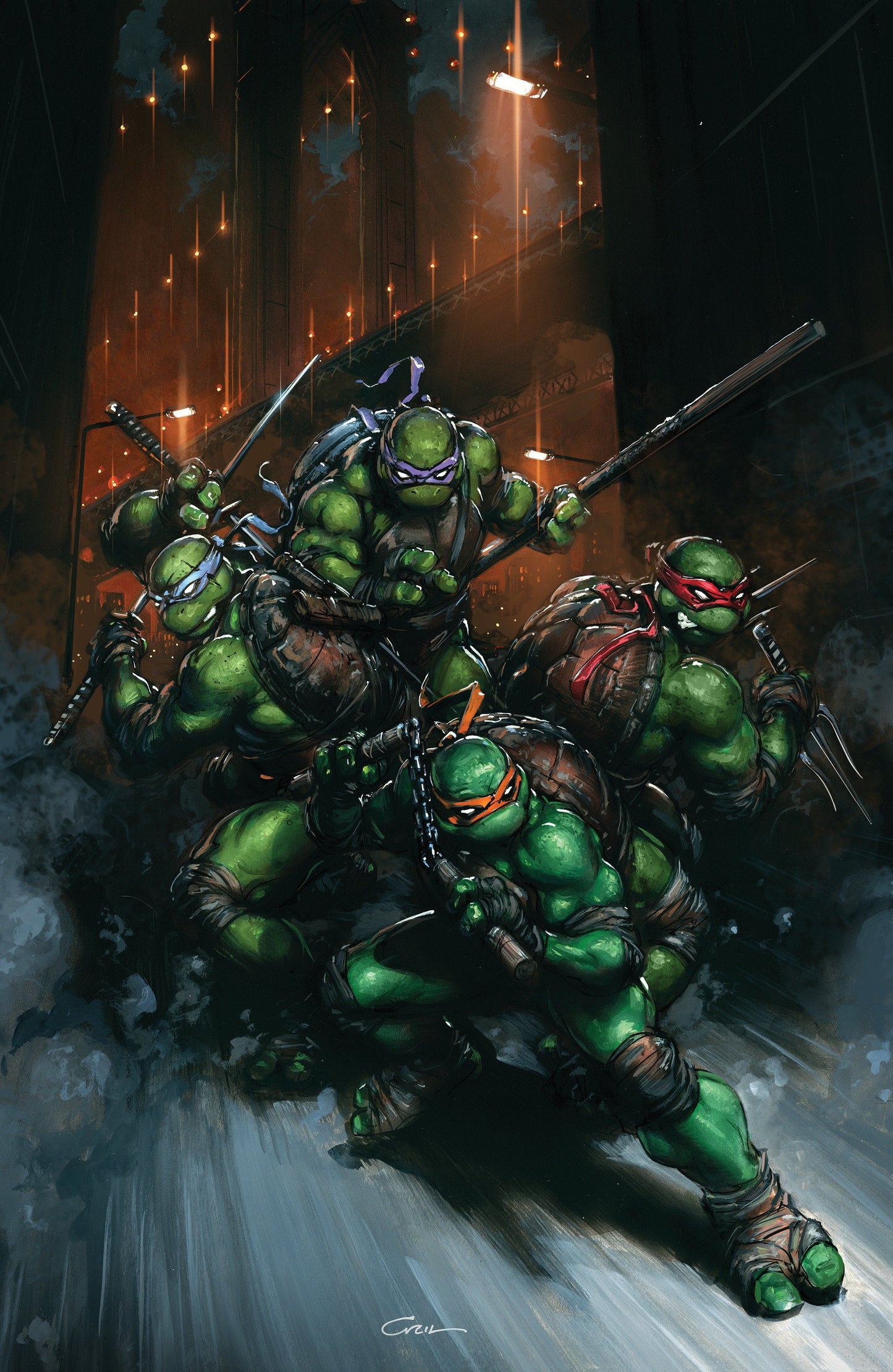 Teenage Mutant Ninja Turtles #13 INCENTIVE Variant RI (50) (Crain Full Art) 1:50 IDW Publishing