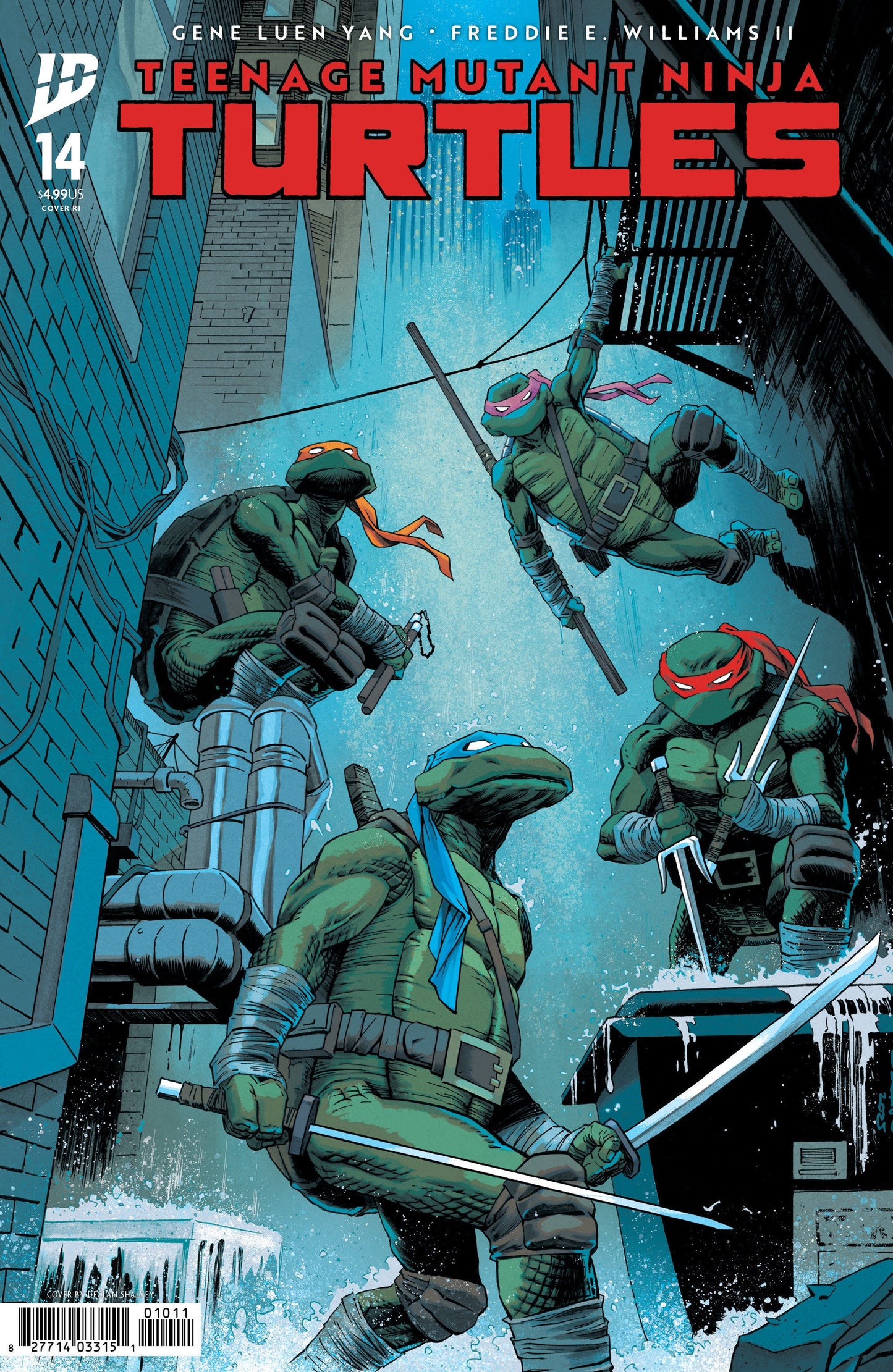 Teenage Mutant Ninja Turtles #14 Variant RI (75) (Shalvey) 1:75 IDW Publishing