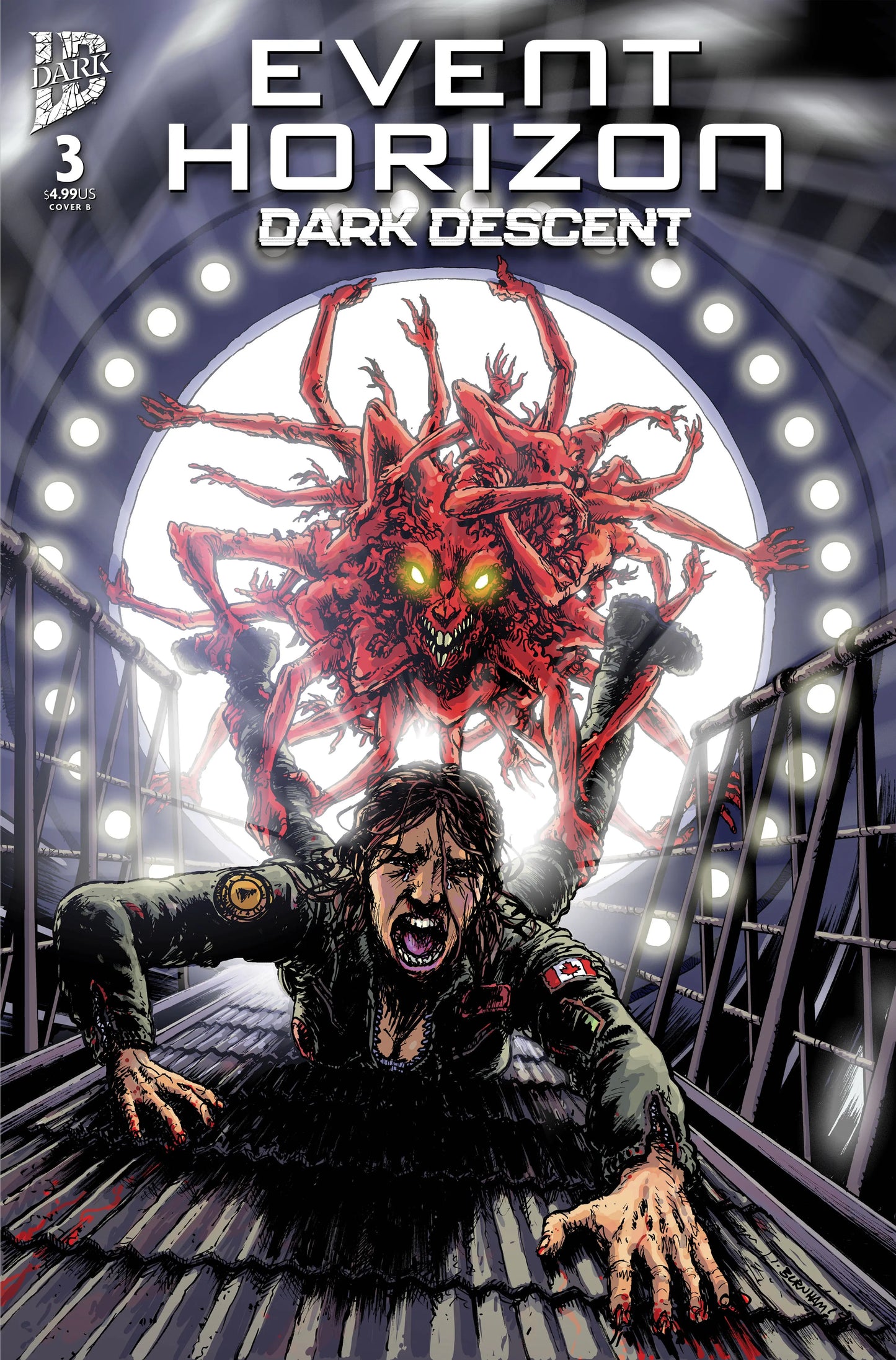 Event Horizon: Dark Descent #3 Variant B (Burnham) IDW Publishing