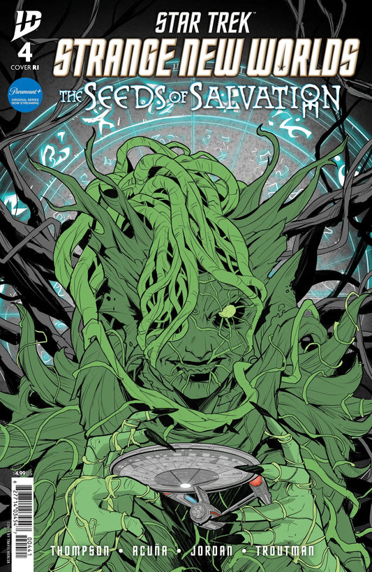 Star Trek: Strange New Worlds--The Seeds of Salvation #4 Variant RI (10) (Mercer B&W) IDW Publishing