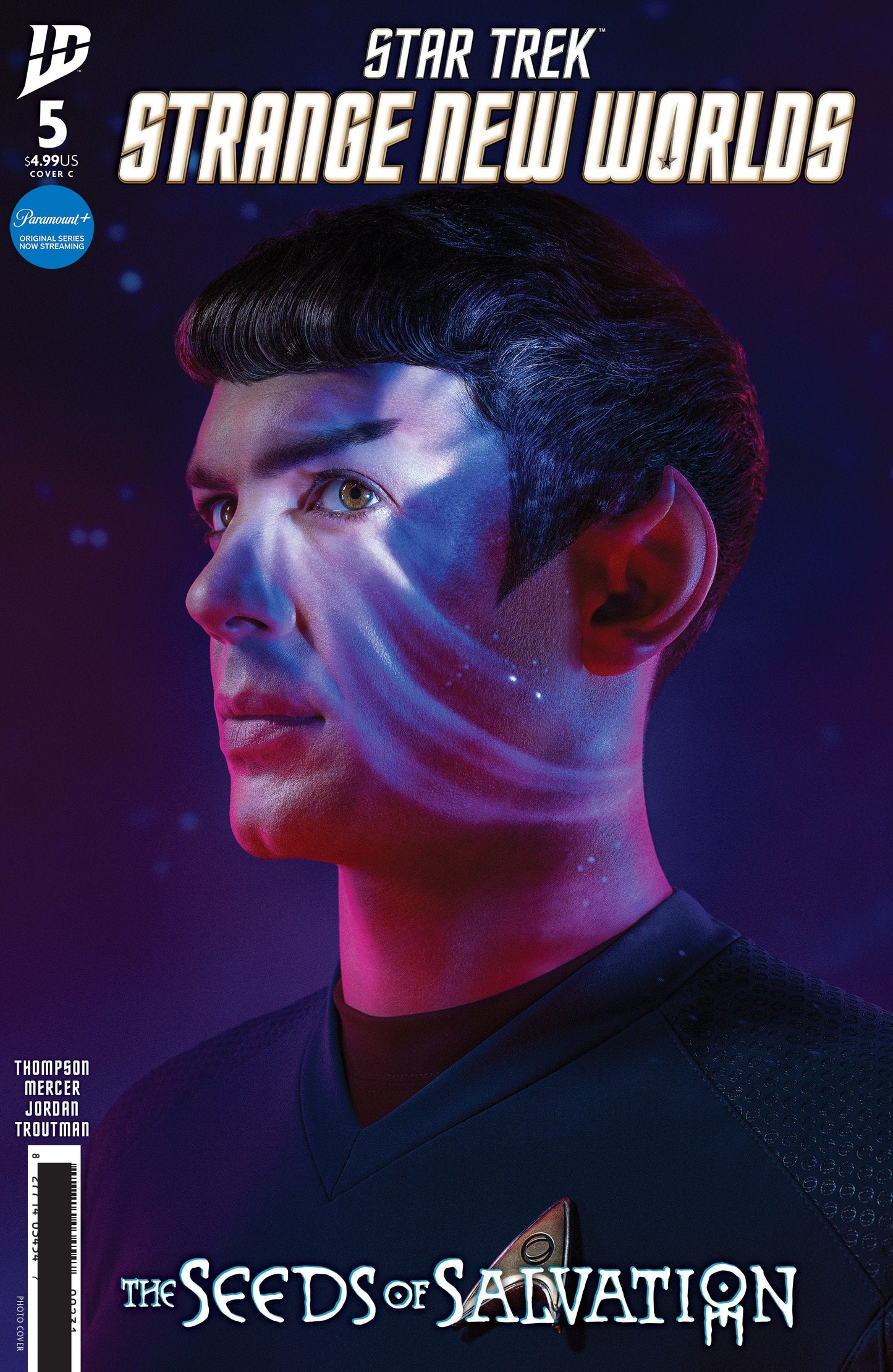 Star Trek: Strange New Worlds--The Seeds of Salvation #5 Variant C (Photo Variant) IDW Publishing