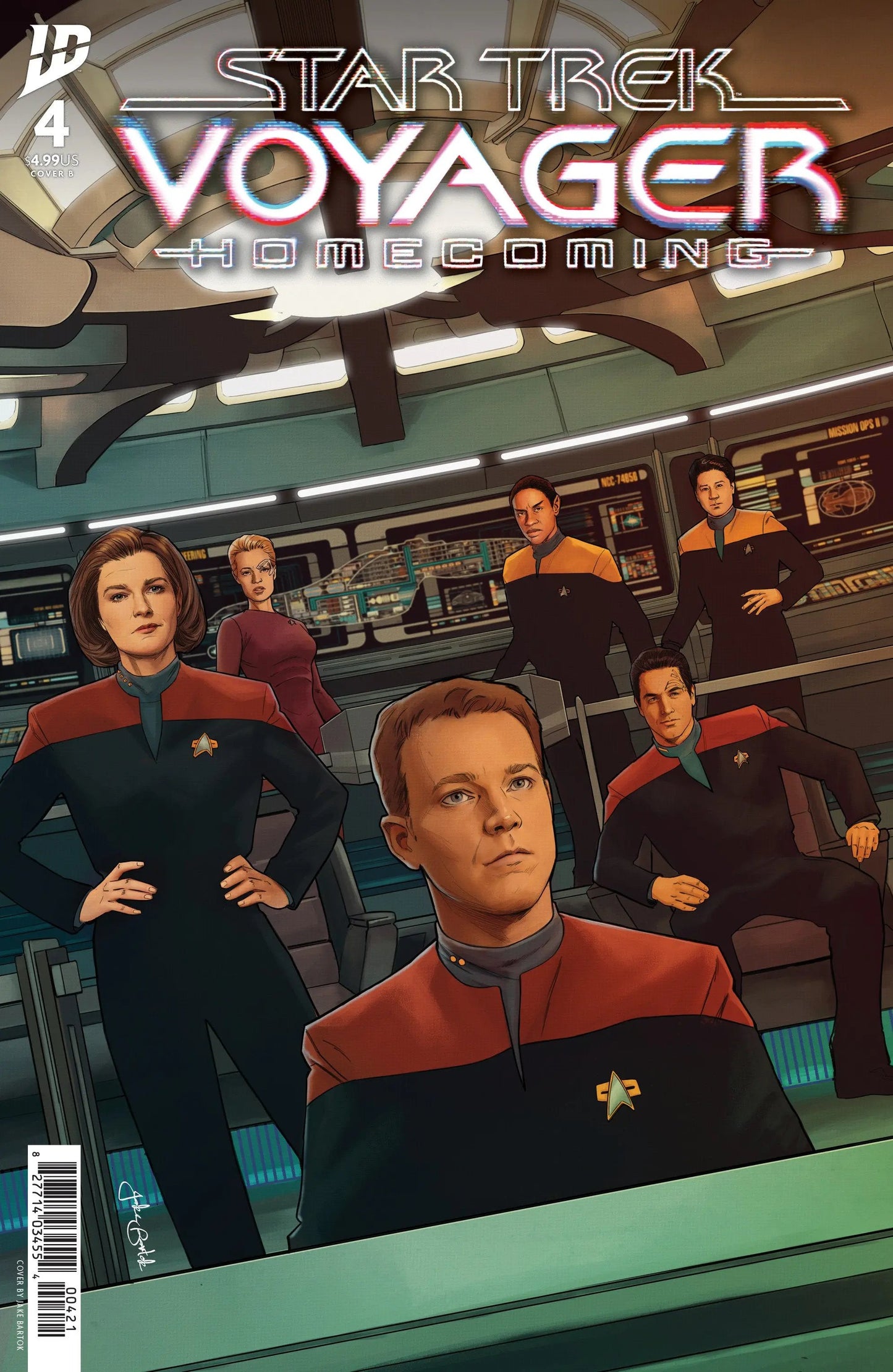 Star Trek: Voyager--Homecoming #4 Variant B (Bartok) IDW Publishing
