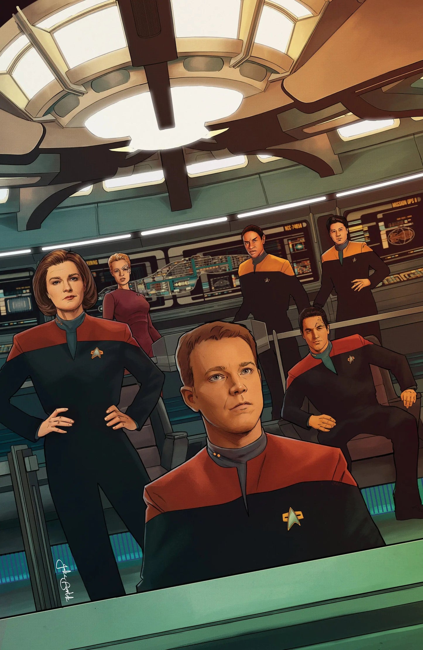 Star Trek: Voyager--Homecoming #4 Variant RI (10) (Bartok Full Art) 1:10 IDW Publishing