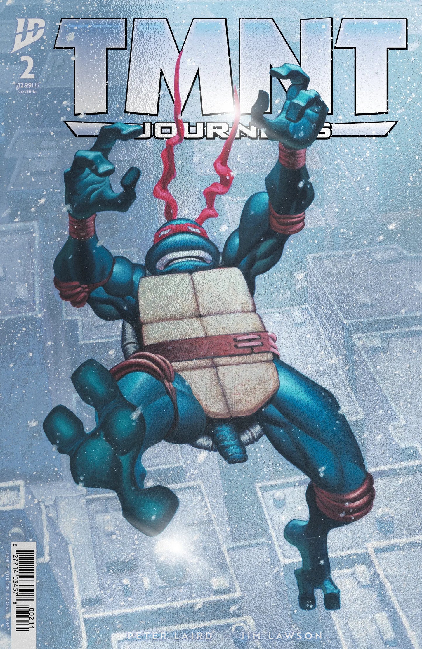 TMNT: Journeys #2 Variant INCENTIVE (10) Foil (Laird & Dooney) 1:10 IDW Publishing