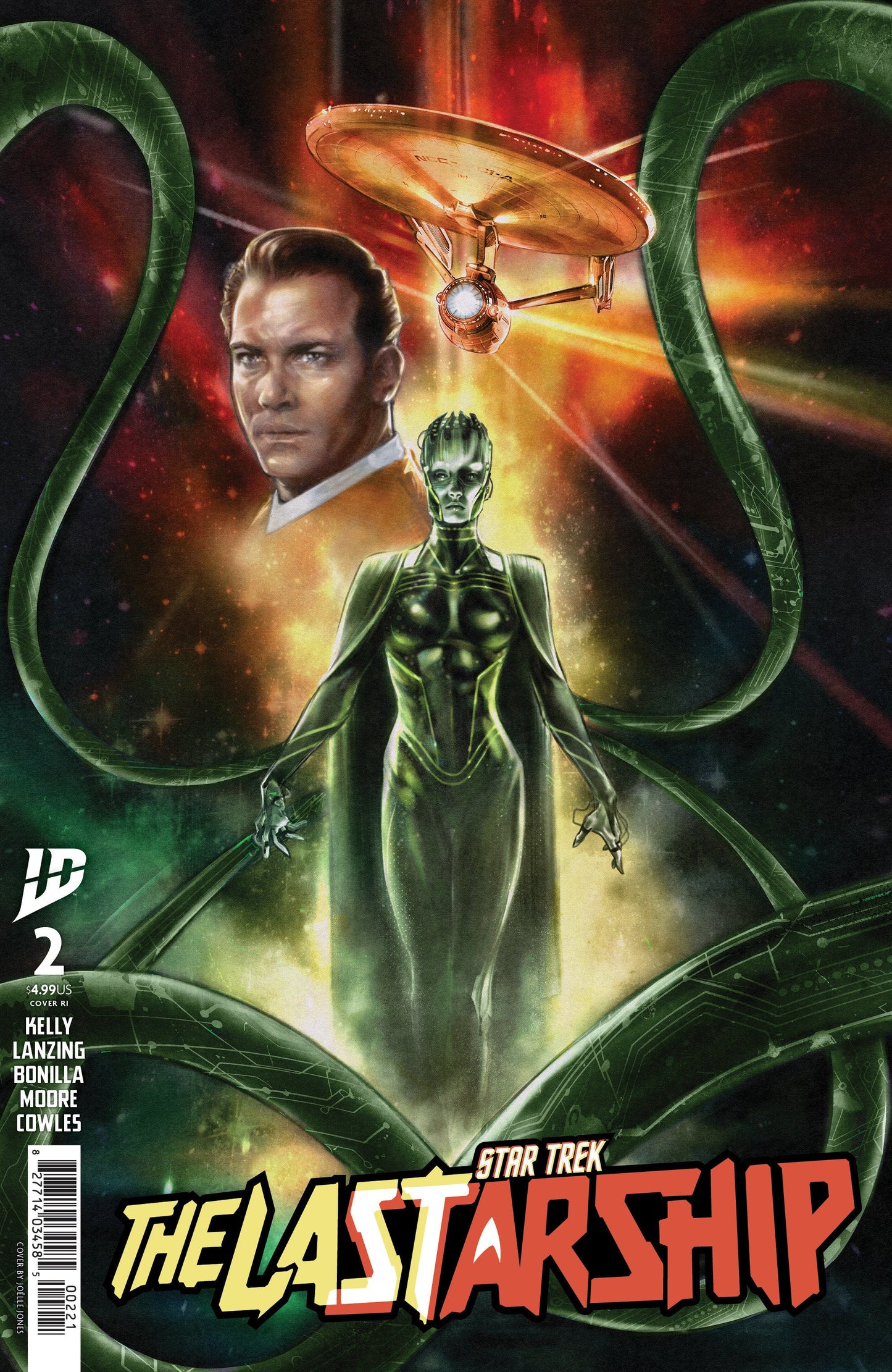 Star Trek: The Last Starship #2 Variant B (Jones) IDW Publishing