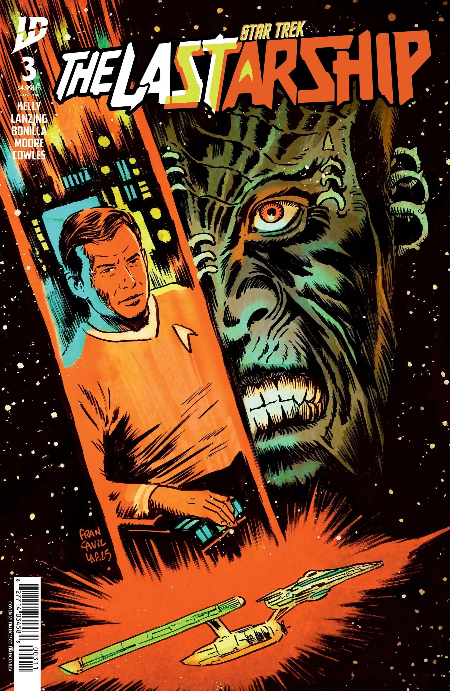 Star Trek: The Last Starship #3 Cover A (Francavilla) IDW Publishing