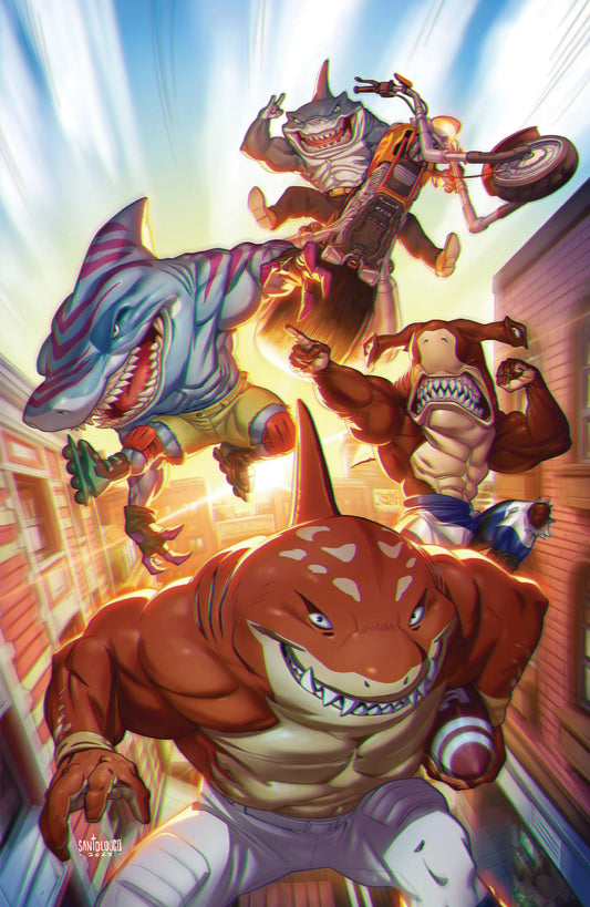 Street Sharks #2 Variant INCENTIVE (25) (Santolouco Full Art) 1:25 IDW Publishing
