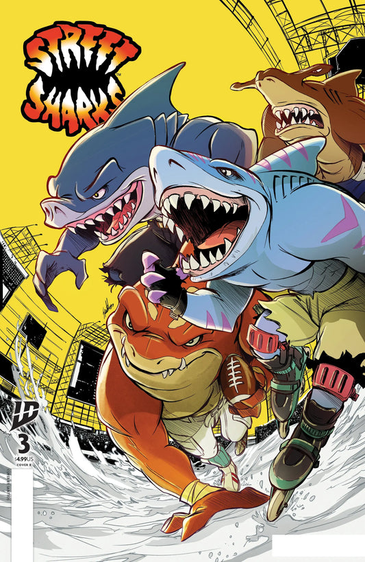 Street Sharks #3 Variant B (Santtos) IDW Publishing