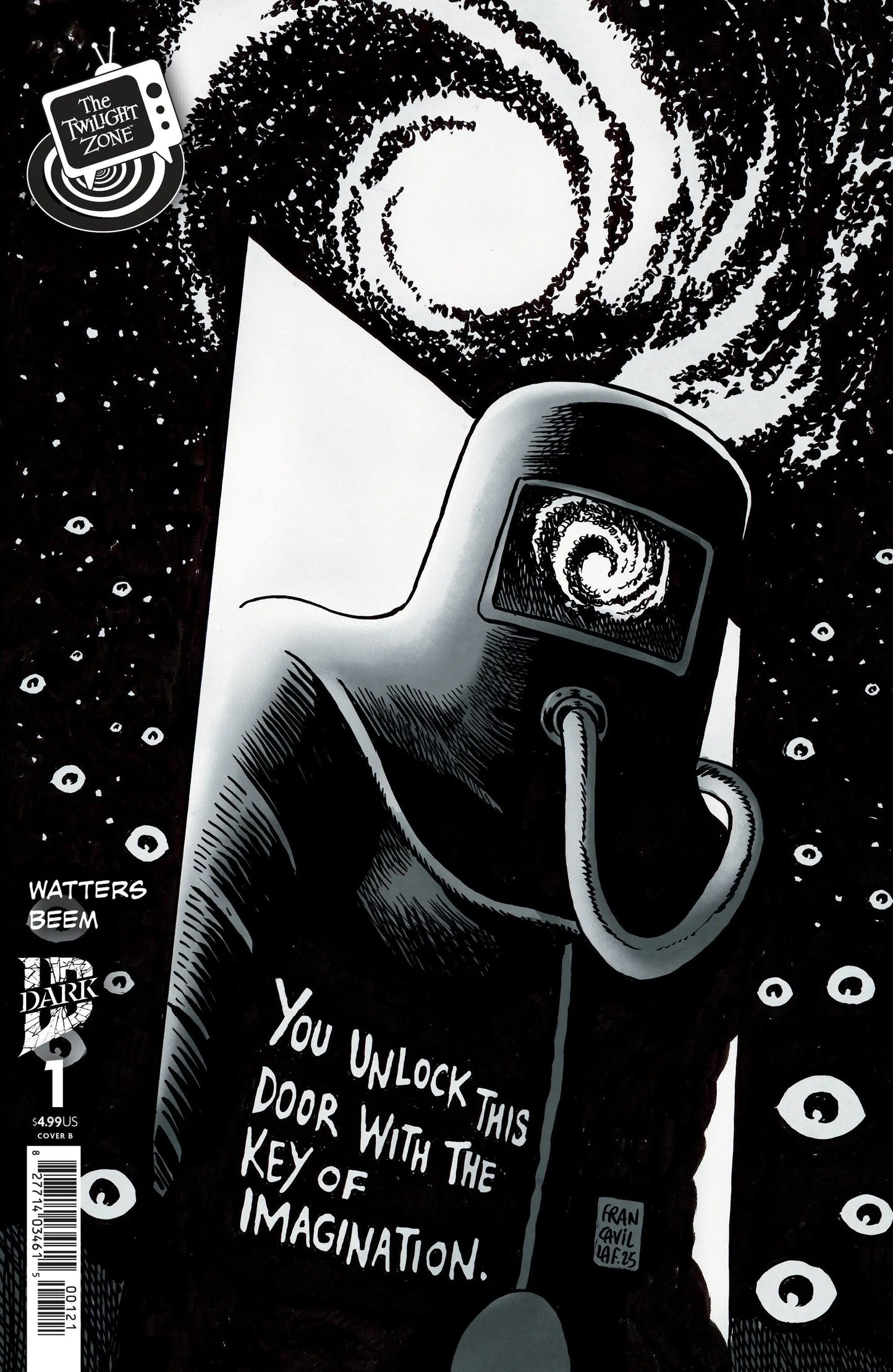 The Twilight Zone #1 Variant B (Francavilla Connecting Cover) IDW Publishing