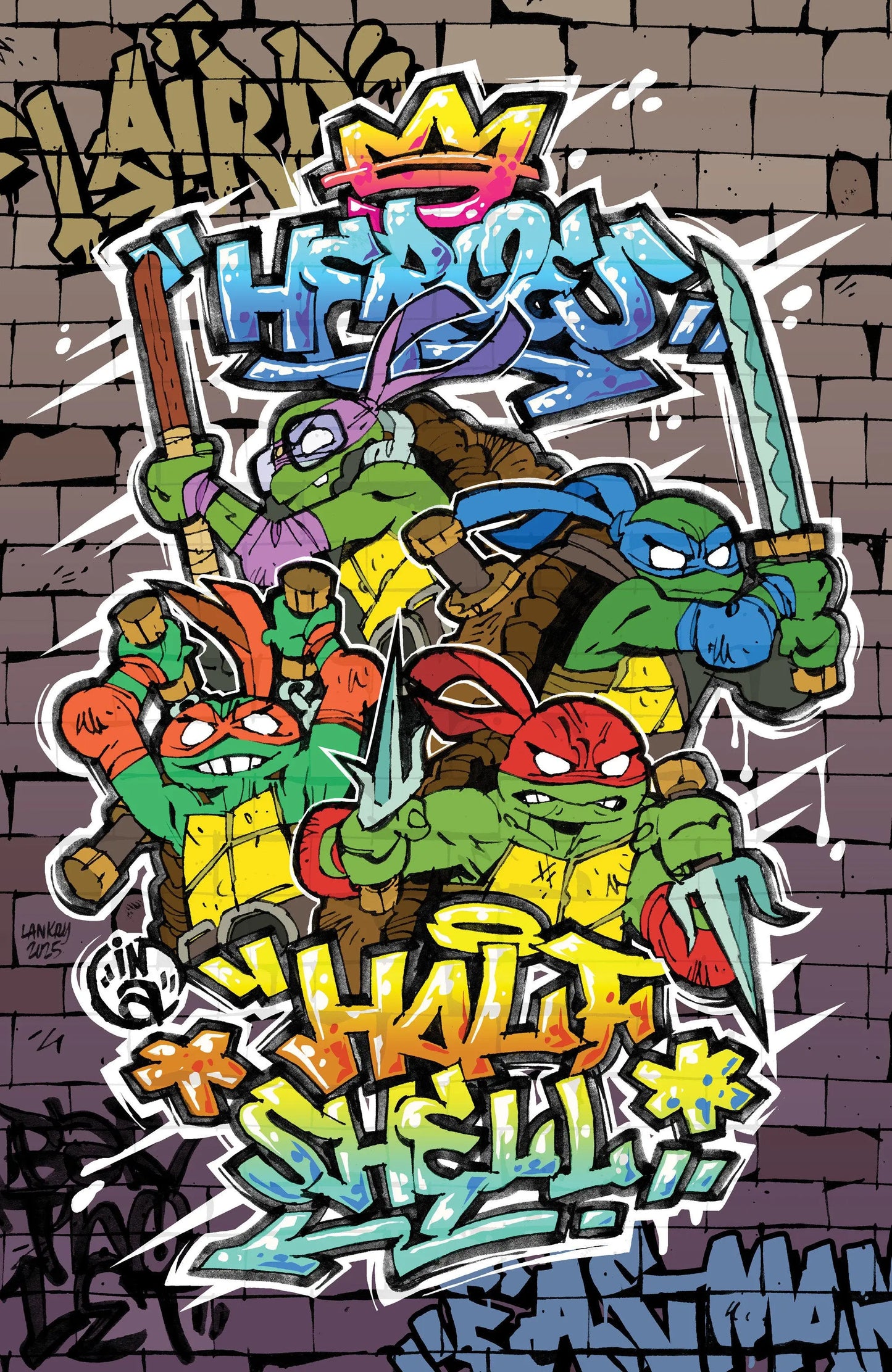 Tales of the Teenage Mutant Ninja Turtles #1 Variant INCENTIVE (50) (Lankry Mural Full Art) 1:50 IDW Publishing