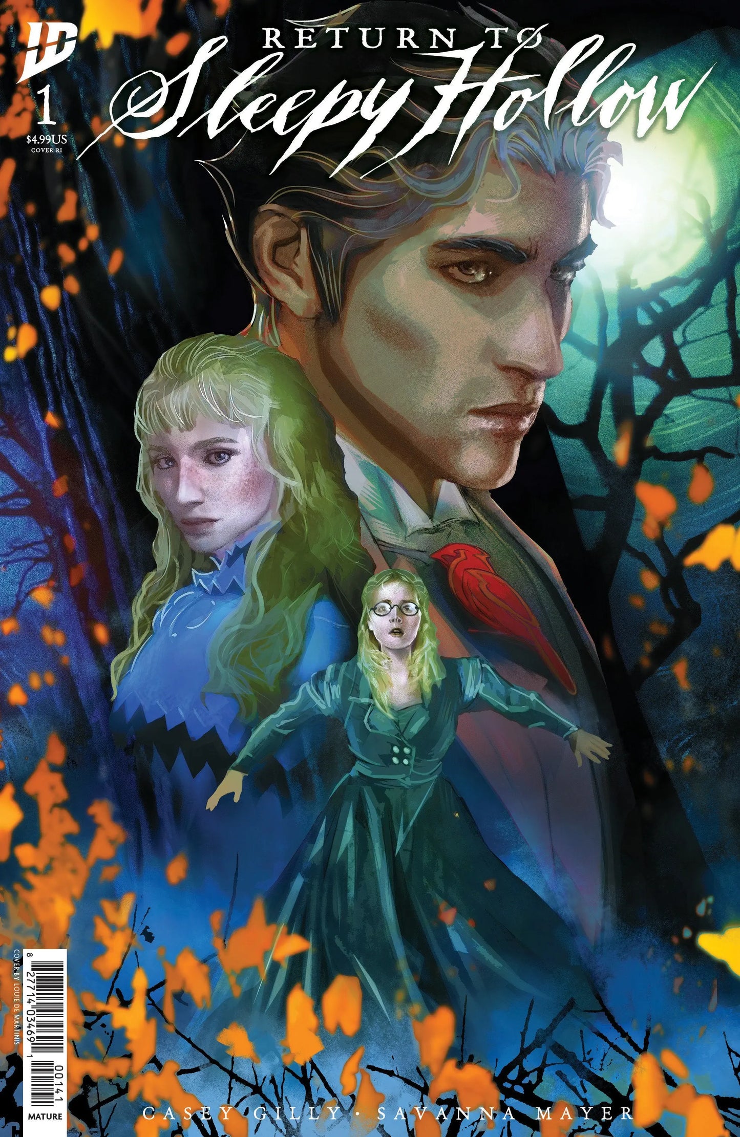 Return to Sleepy Hollow #1 Variant INCENTIVE (15) (De Martinis) 1:15 IDW Publishing