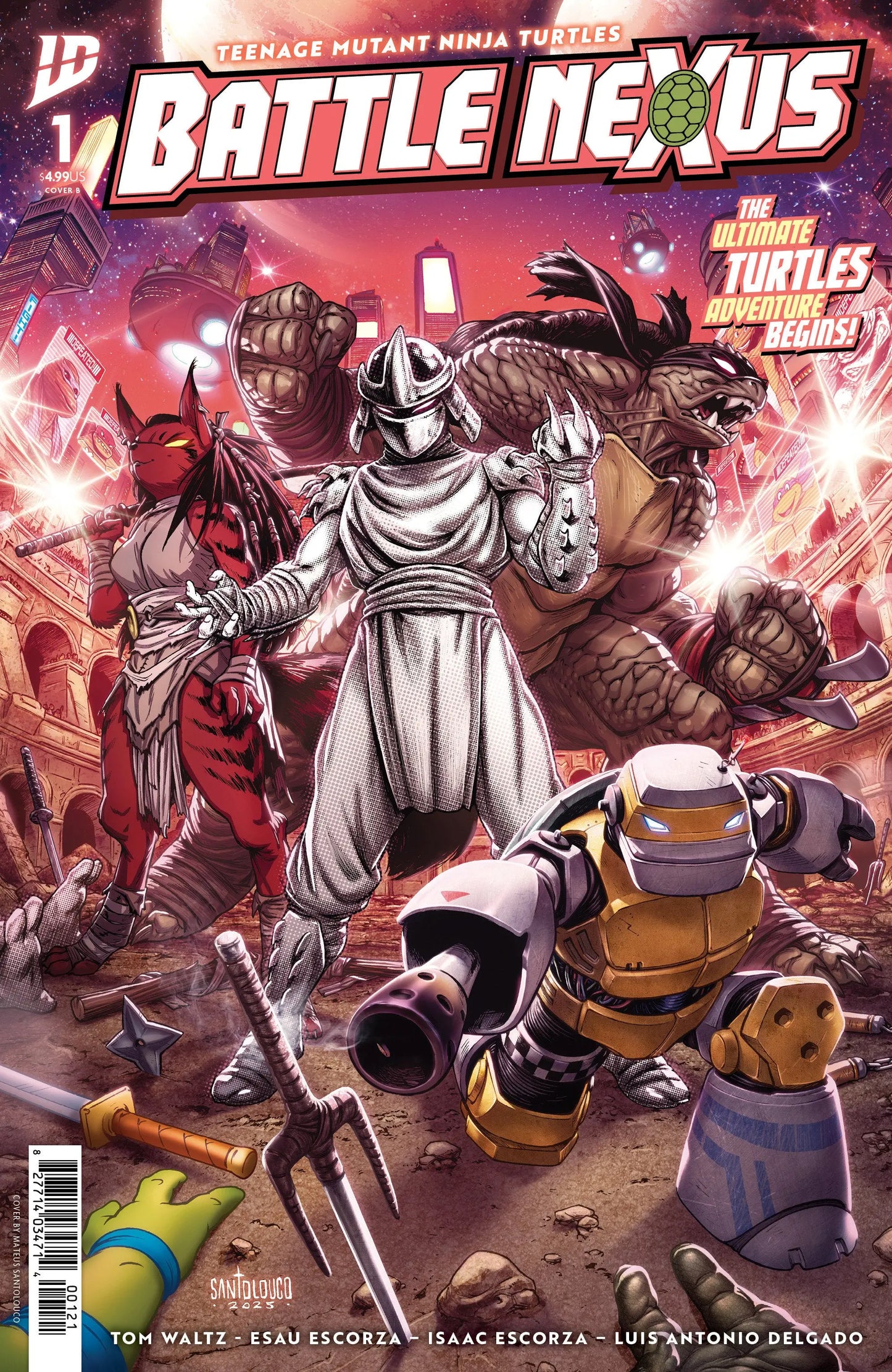 Teenage Mutant Ninja Turtles: Battle Nexus #1 Variant B (Santolouco) IDW Publishing