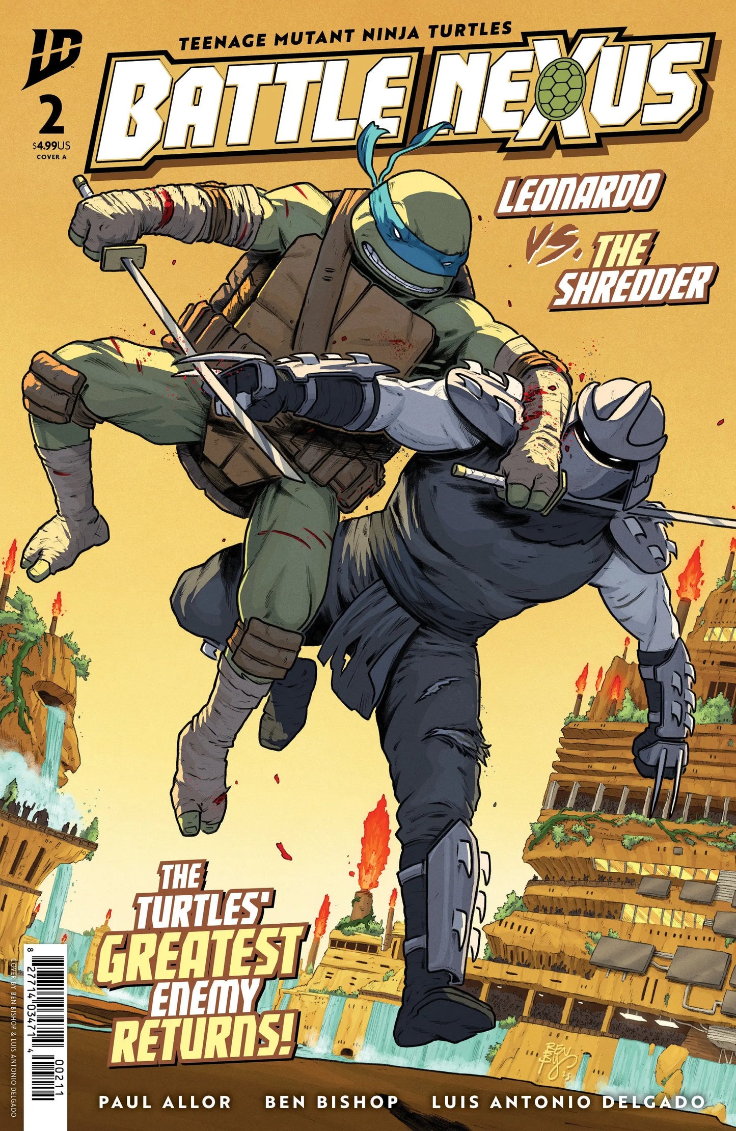 Teenage Mutant Ninja Turtles: Battle Nexus #2 Cover A (Bishop) IDW Publishing