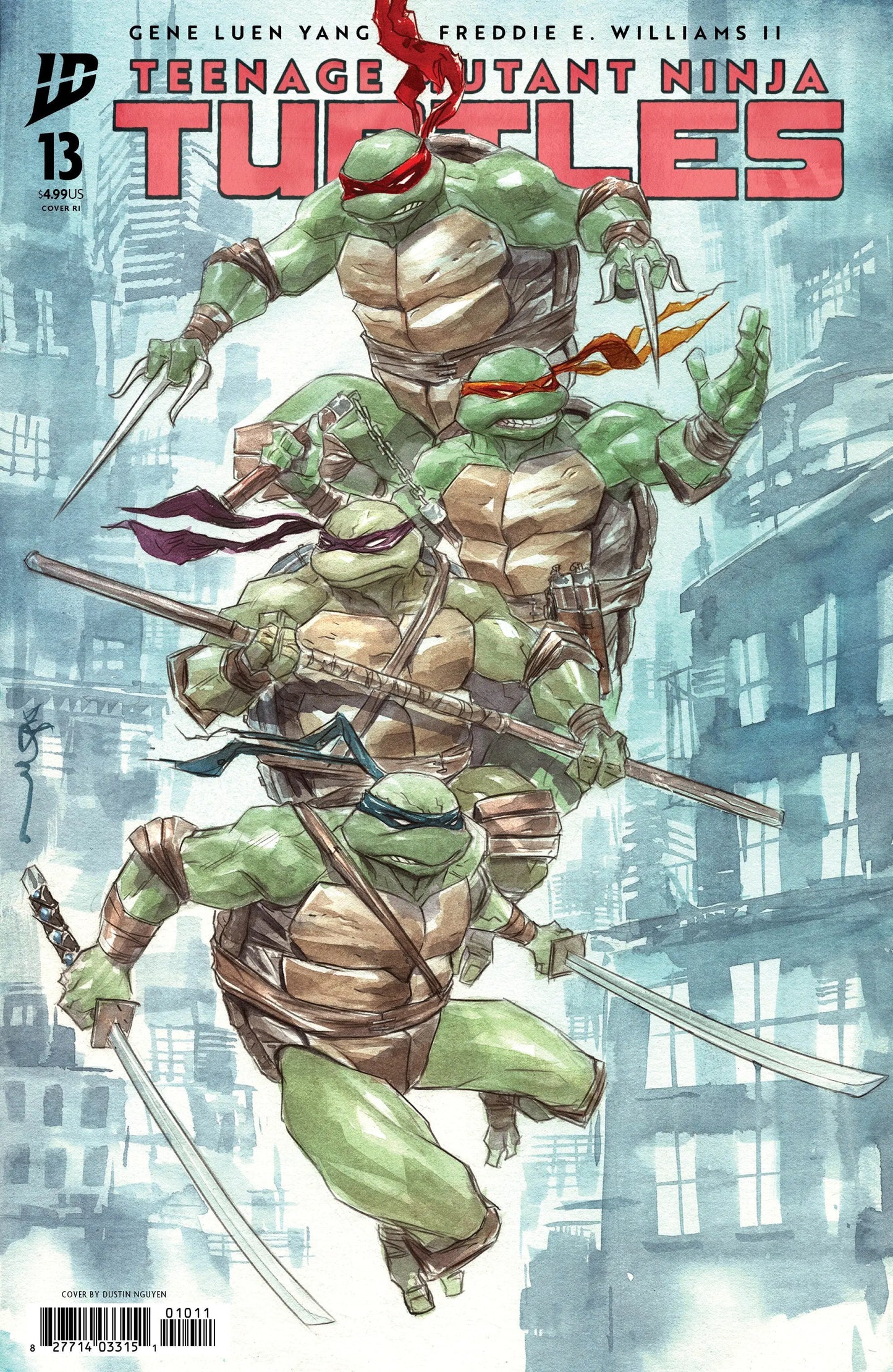 Teenage Mutant Ninja Turtles #13 Variant RI (100) (Nguyen) IDW Publishing