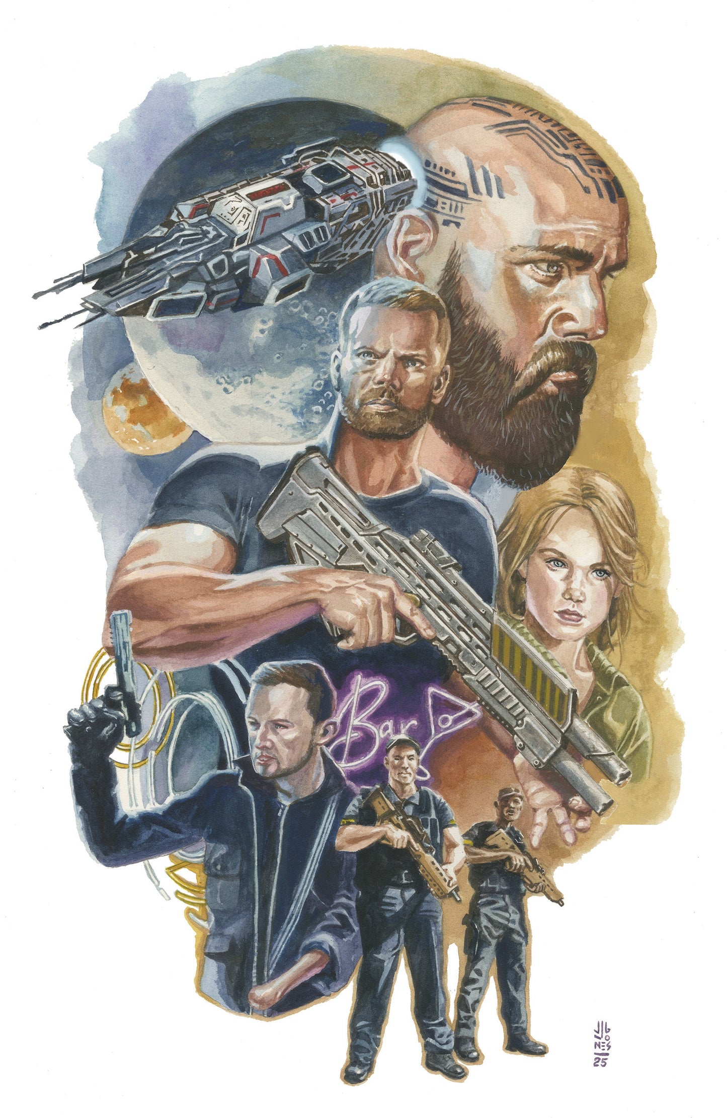 The Expanse: A Little Death #4 D 1:15 INCV (Full Art, Jones) Boom Entertainment