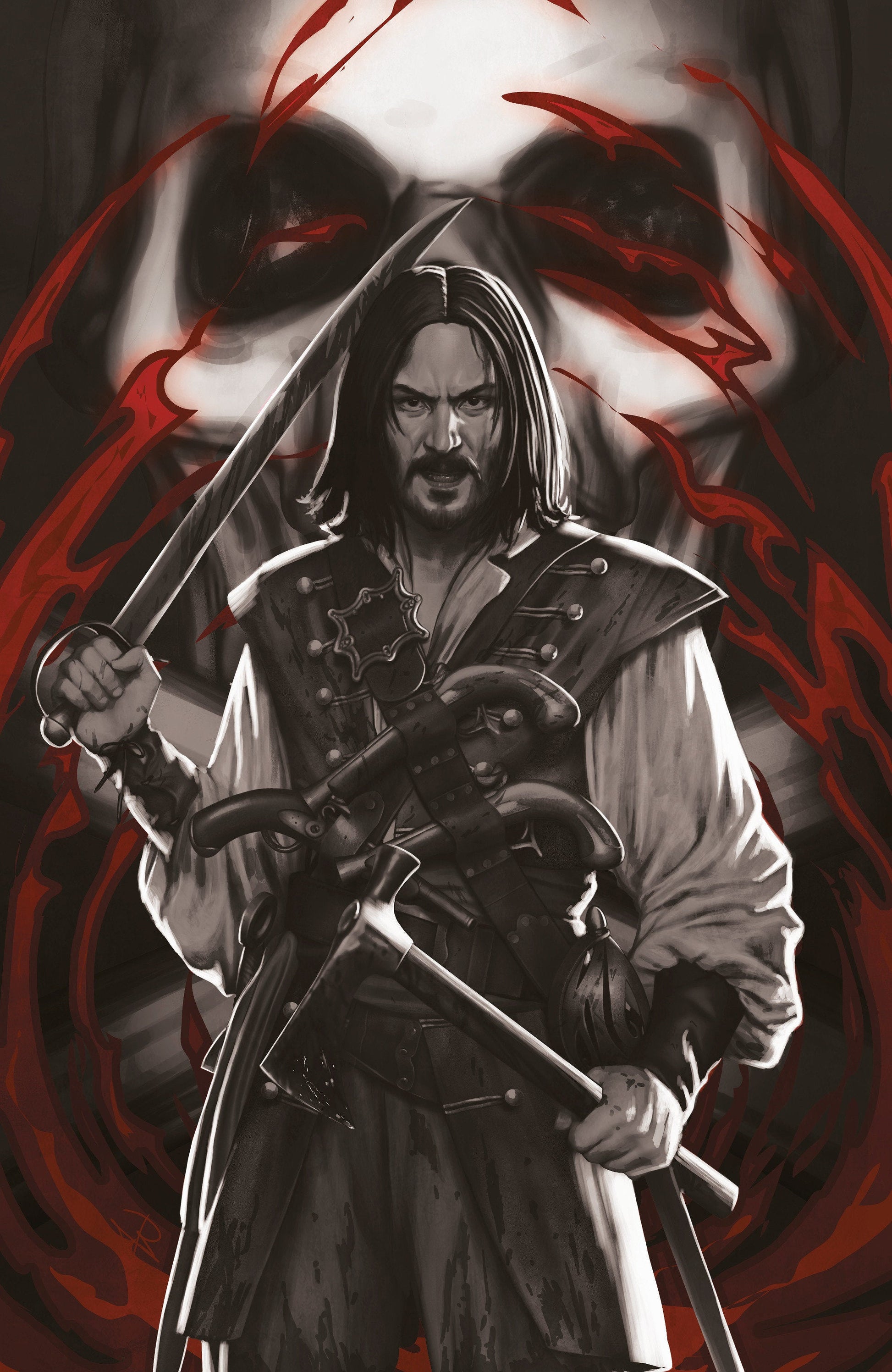 BRZRKR: The Bleeding Tide #1 F 1:10 INCENTIVE (Full Art, Puebla) Boom Entertainment