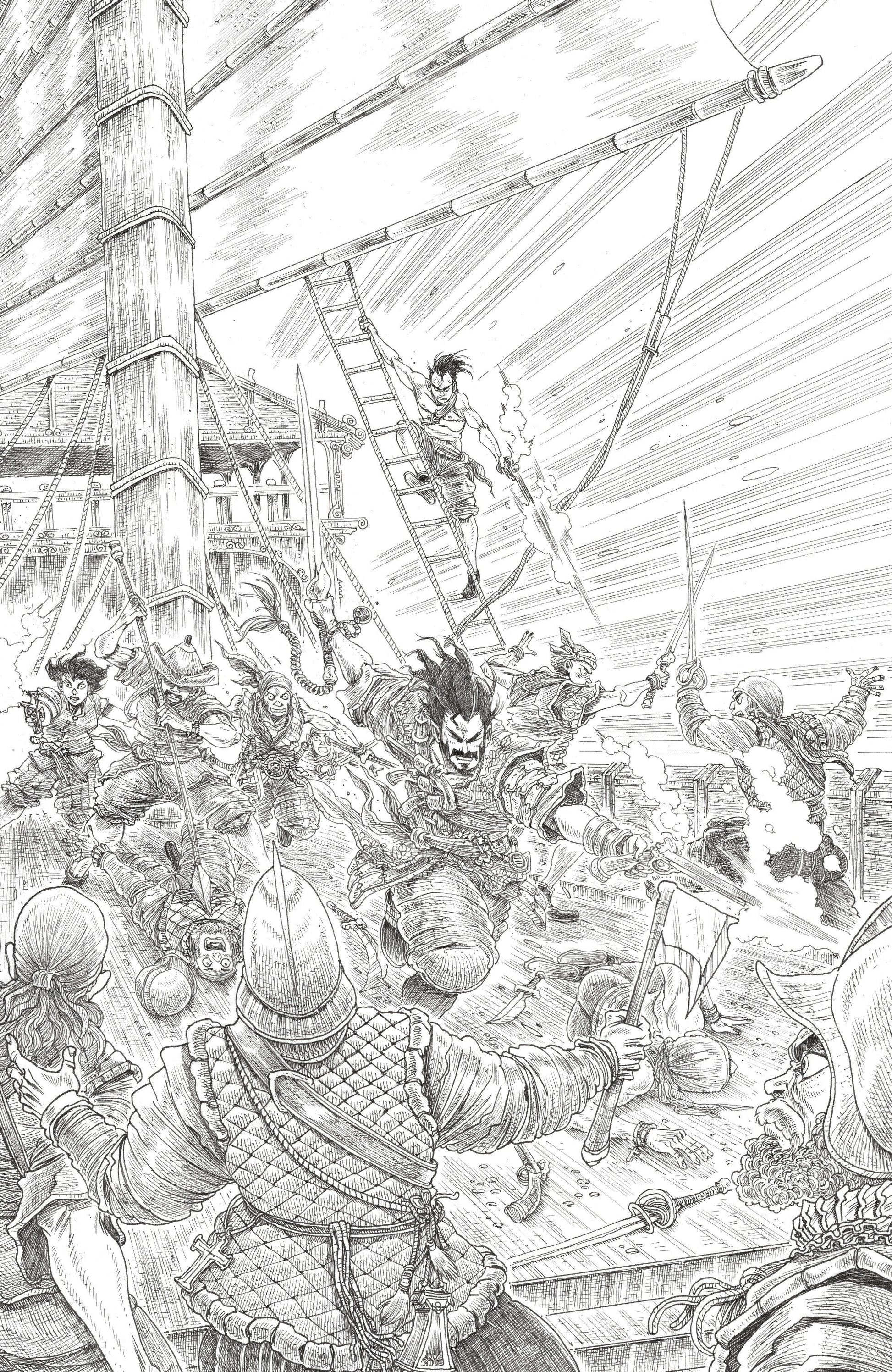 BRZRKR: The Bleeding Tide #1 H 1:25 INCENTIVE (Full Art, Stokoe) Boom Entertainment