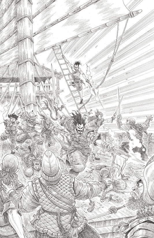 BRZRKR: The Bleeding Tide #1 H 1:25 INCENTIVE (Full Art, Stokoe) Boom Entertainment