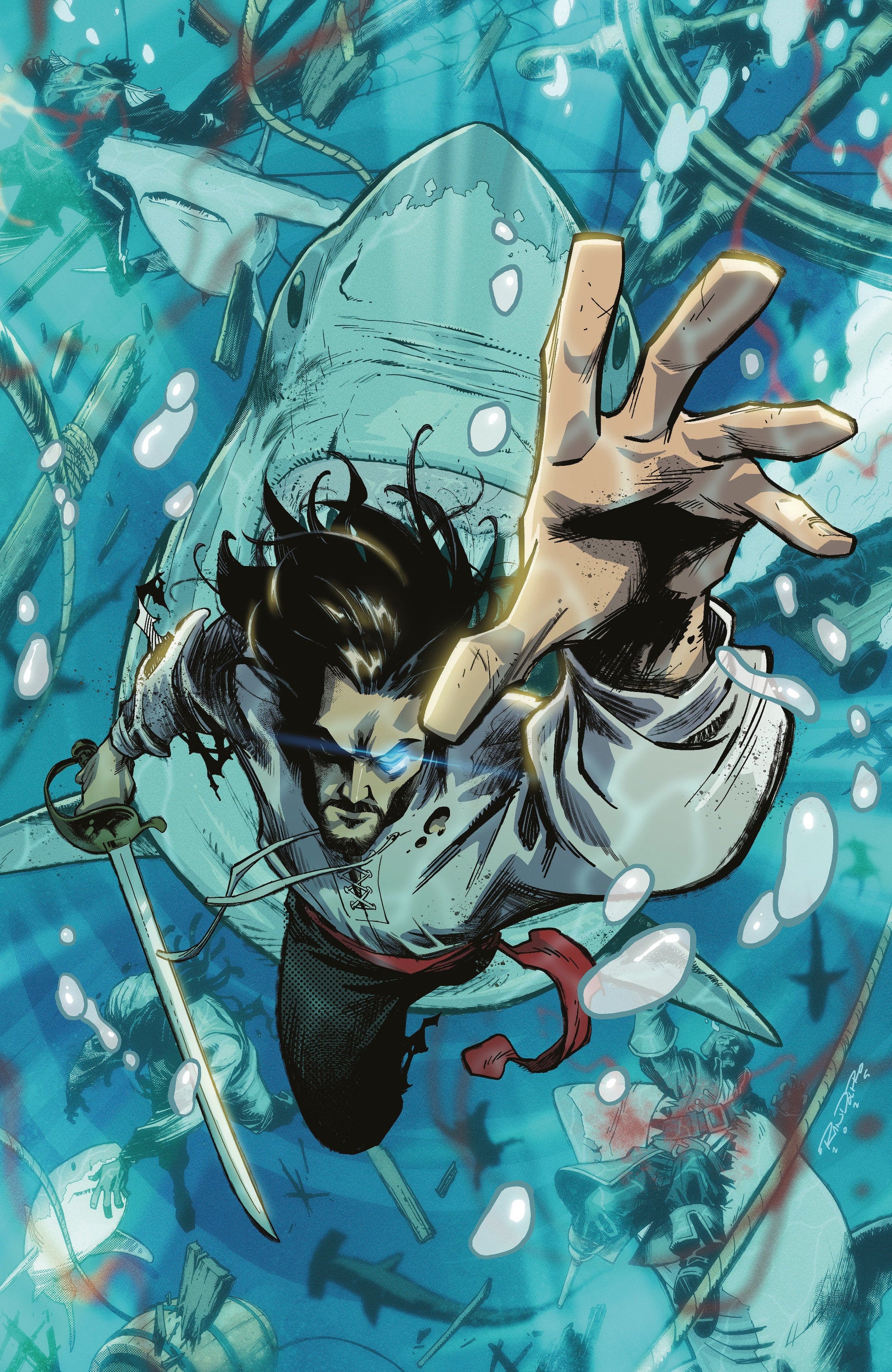 BRZRKR: The Bleeding Tide #1 J 1:50 INCENTIVE Variant (Full Art, Foil, Randolph) Boom Entertainment